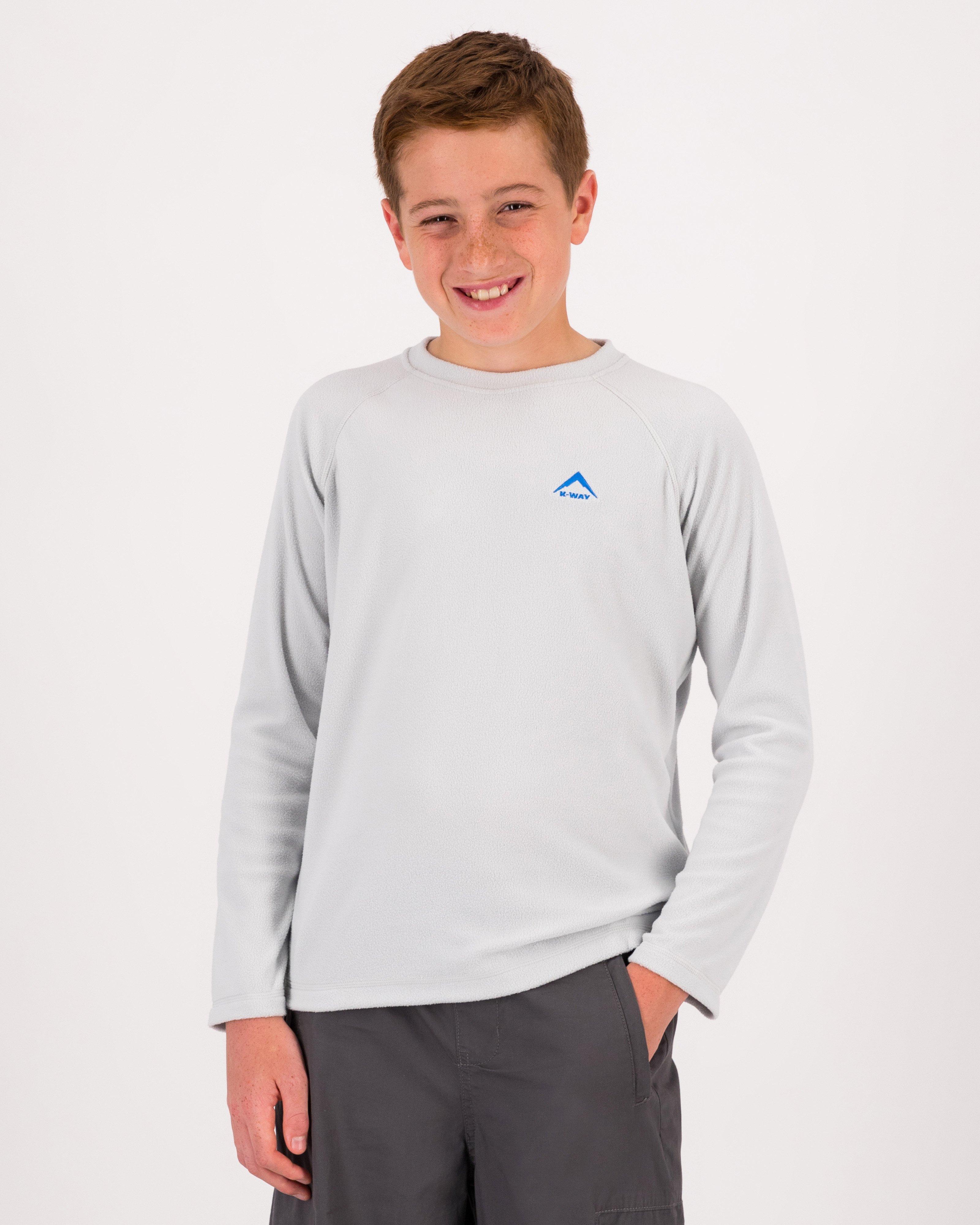 K-Way Youth Hawk Eco Fleece Boys -  Silver