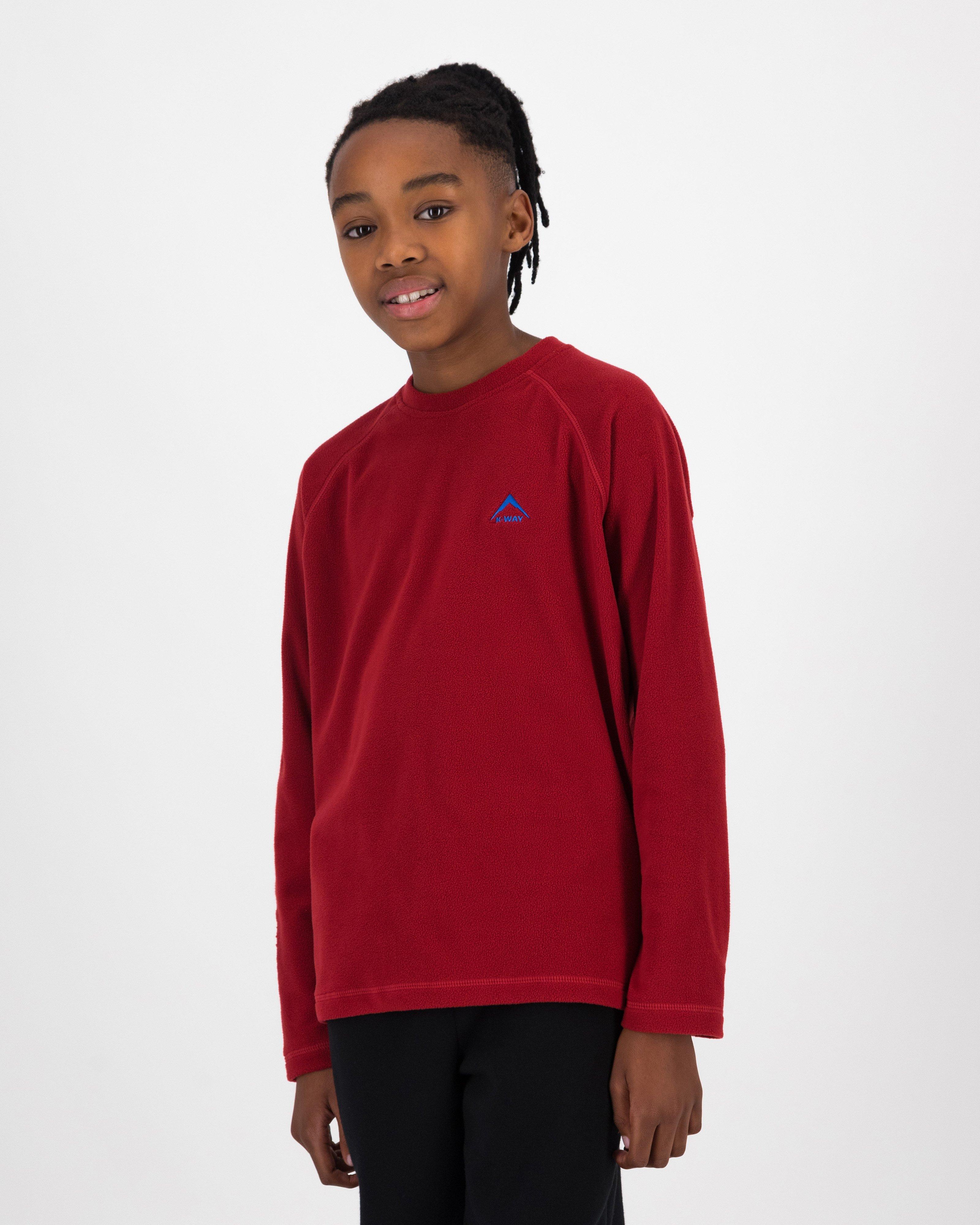 K-Way Youth Hawk Eco Fleece Boys -  Red