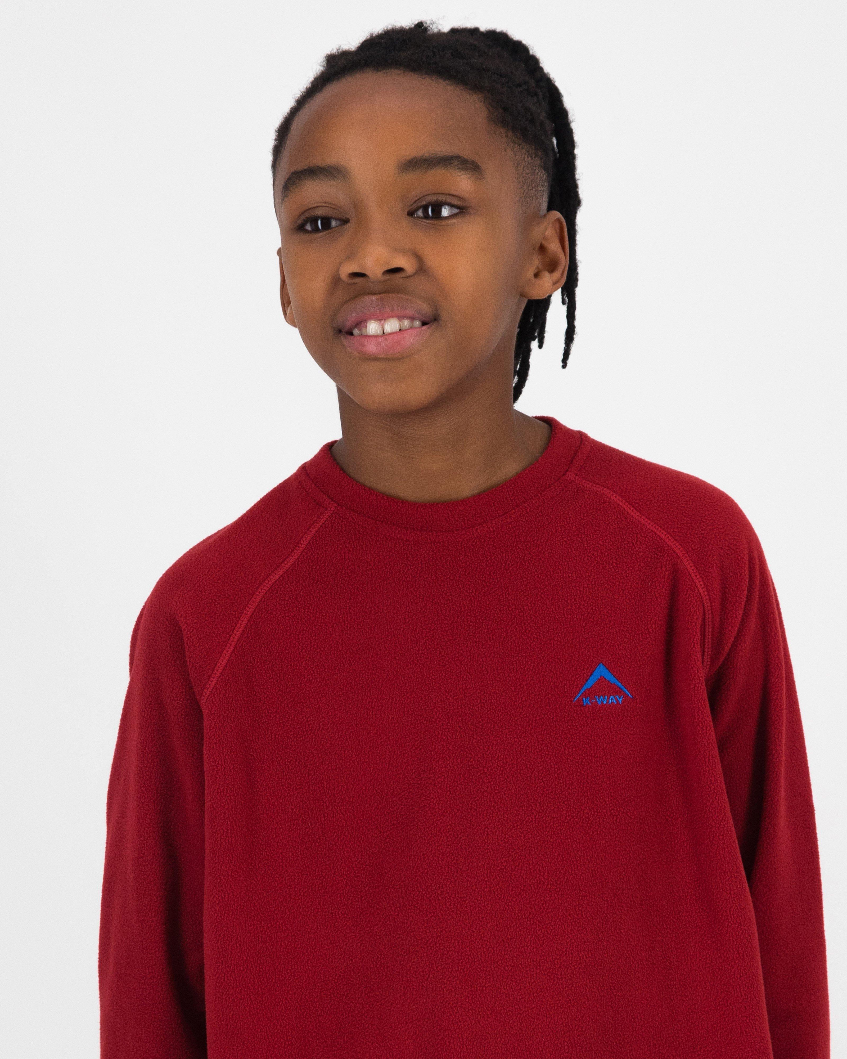 K-Way Youth Hawk Eco Fleece Boys -  Red