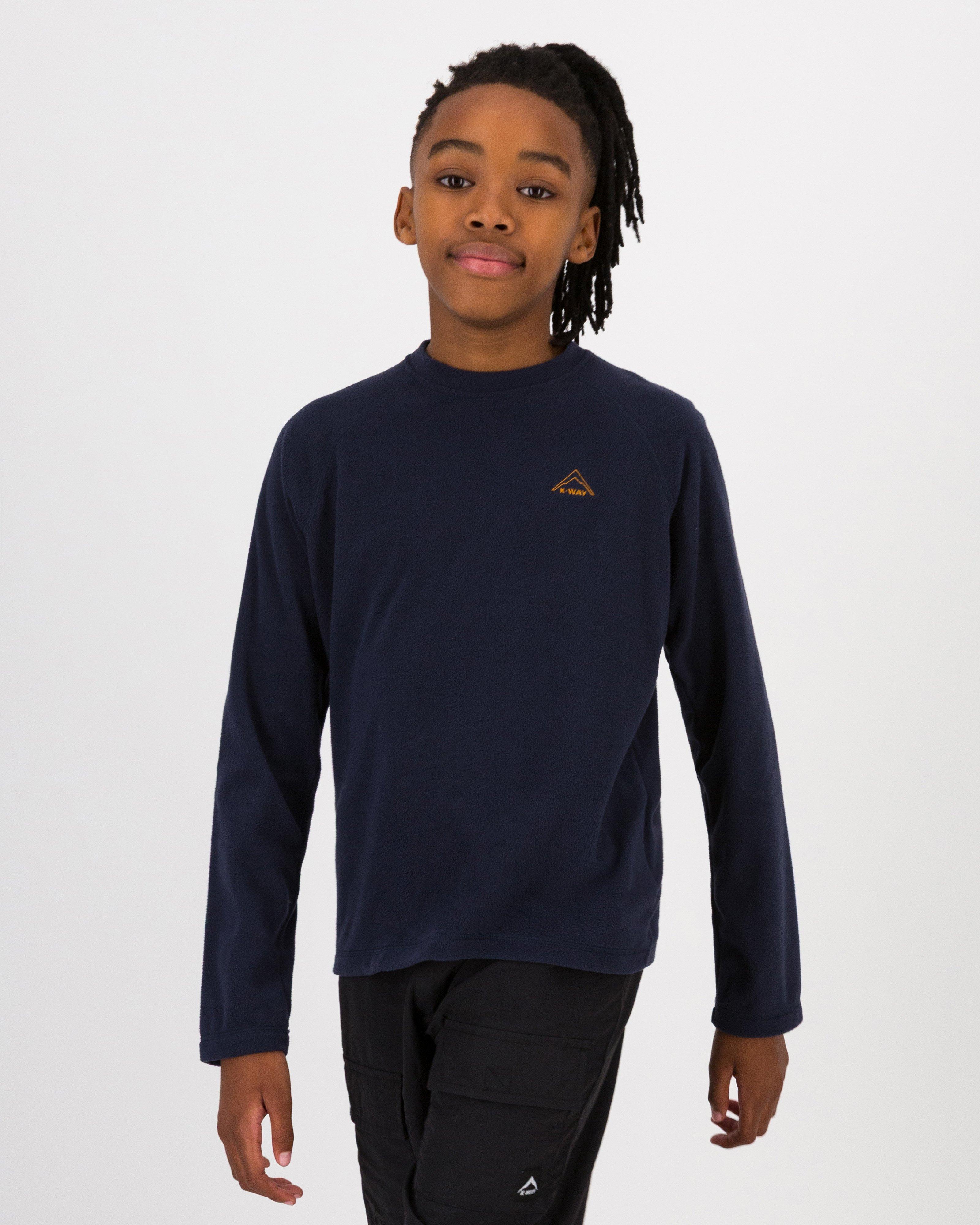K-Way Youth Eco Hawk Fleece Top -  Navy