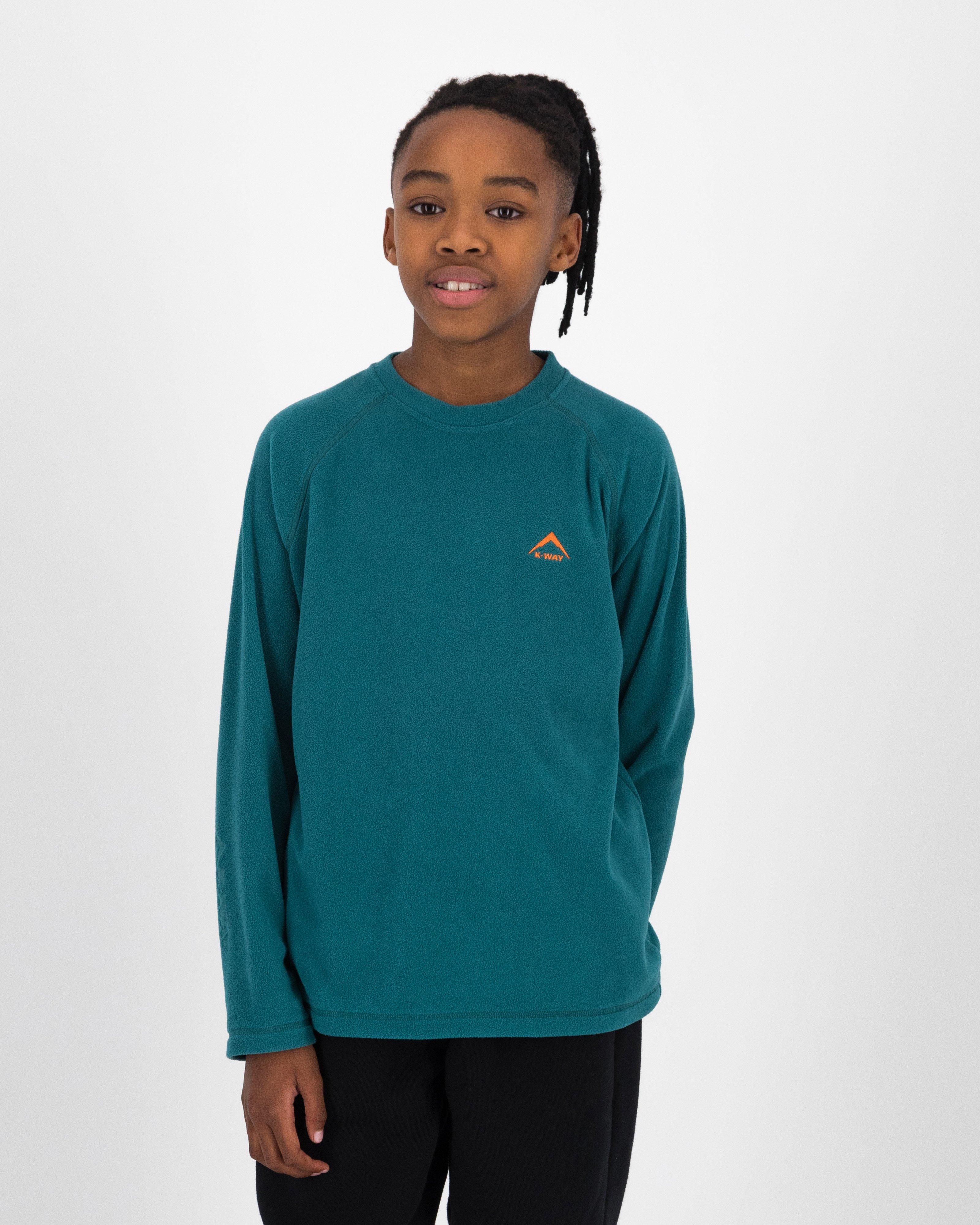 K-Way Youth Eco Hawk Fleece Top -  Green