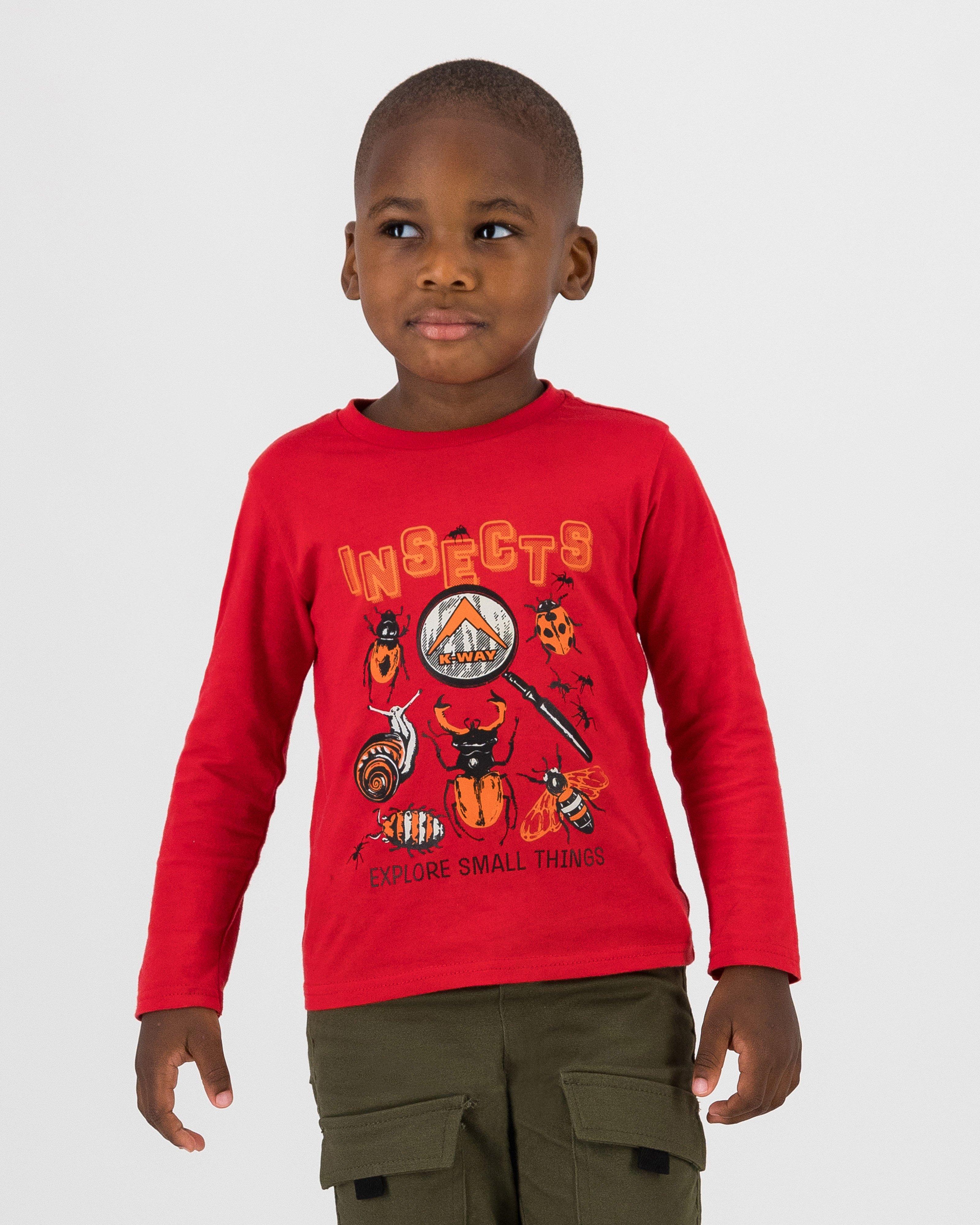 K-Way Kids Graphic T-shirt -  Red