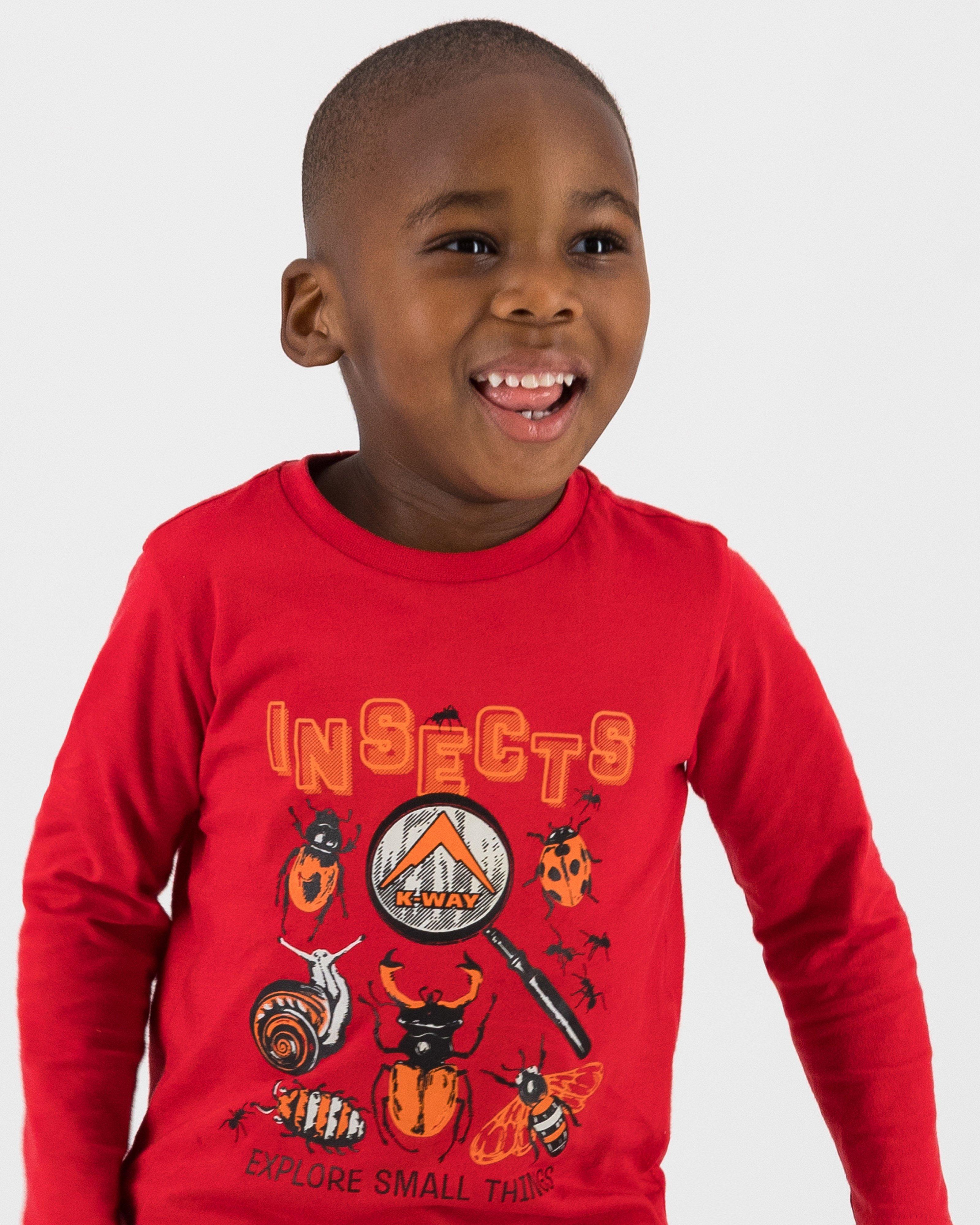 K-Way Kids Graphic T-shirt -  Red