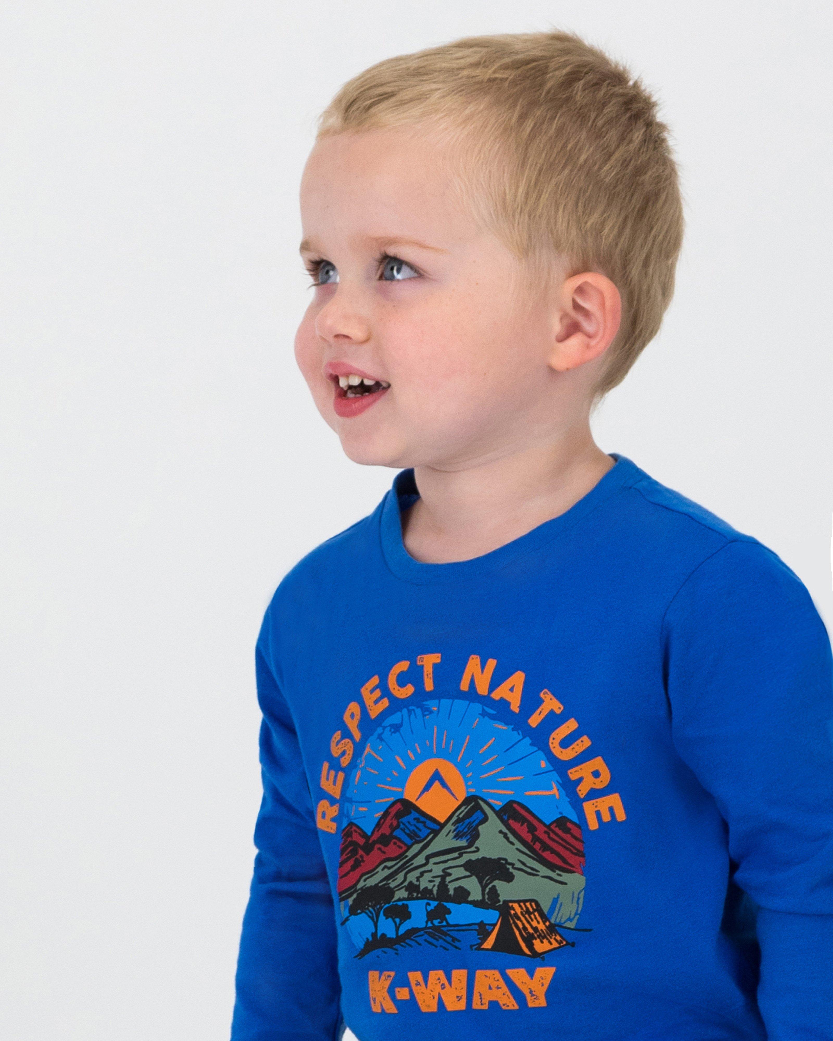 K-Way Kids Graphic T-shirt -  Blue