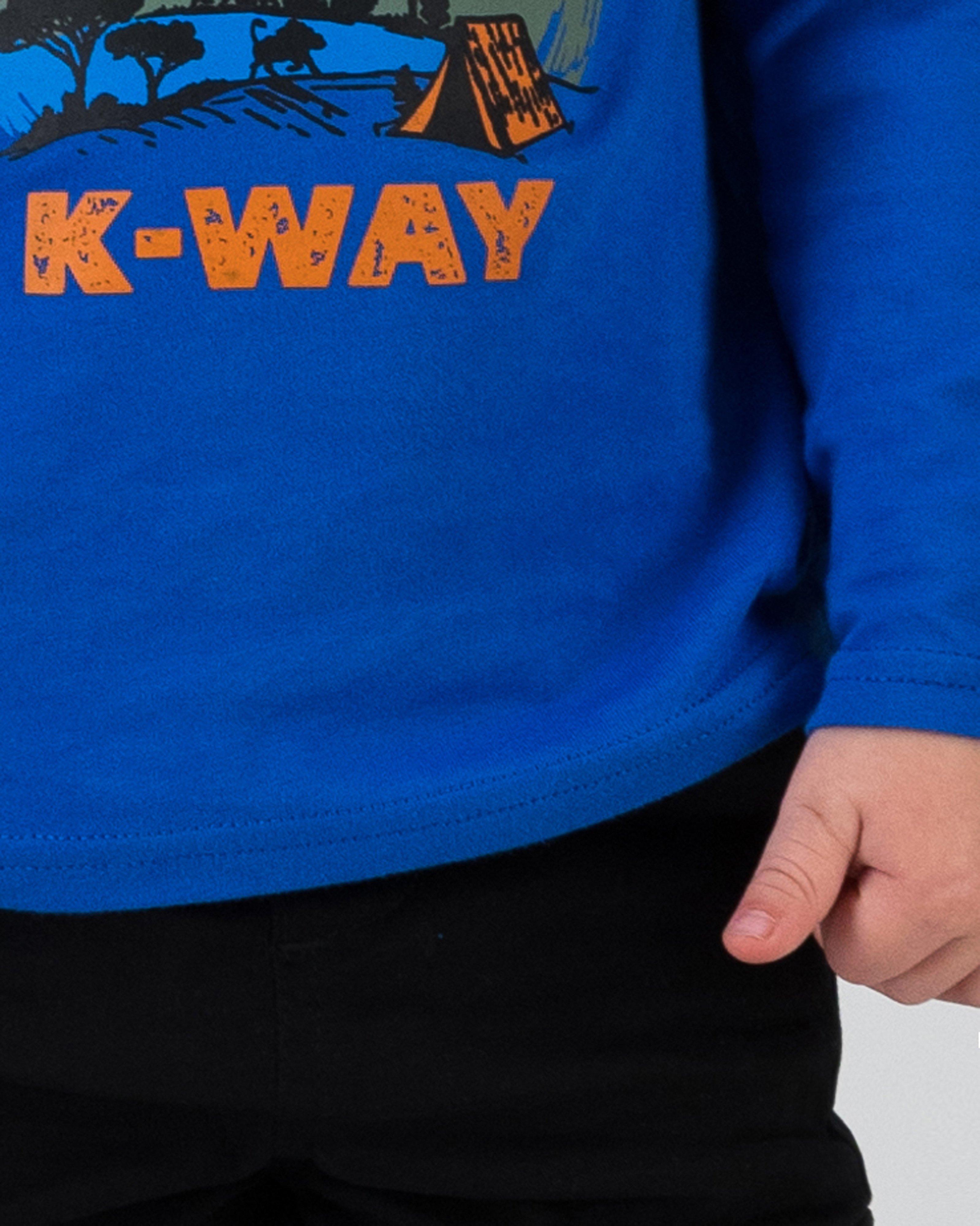 K-Way Kids Graphic T-shirt -  Blue