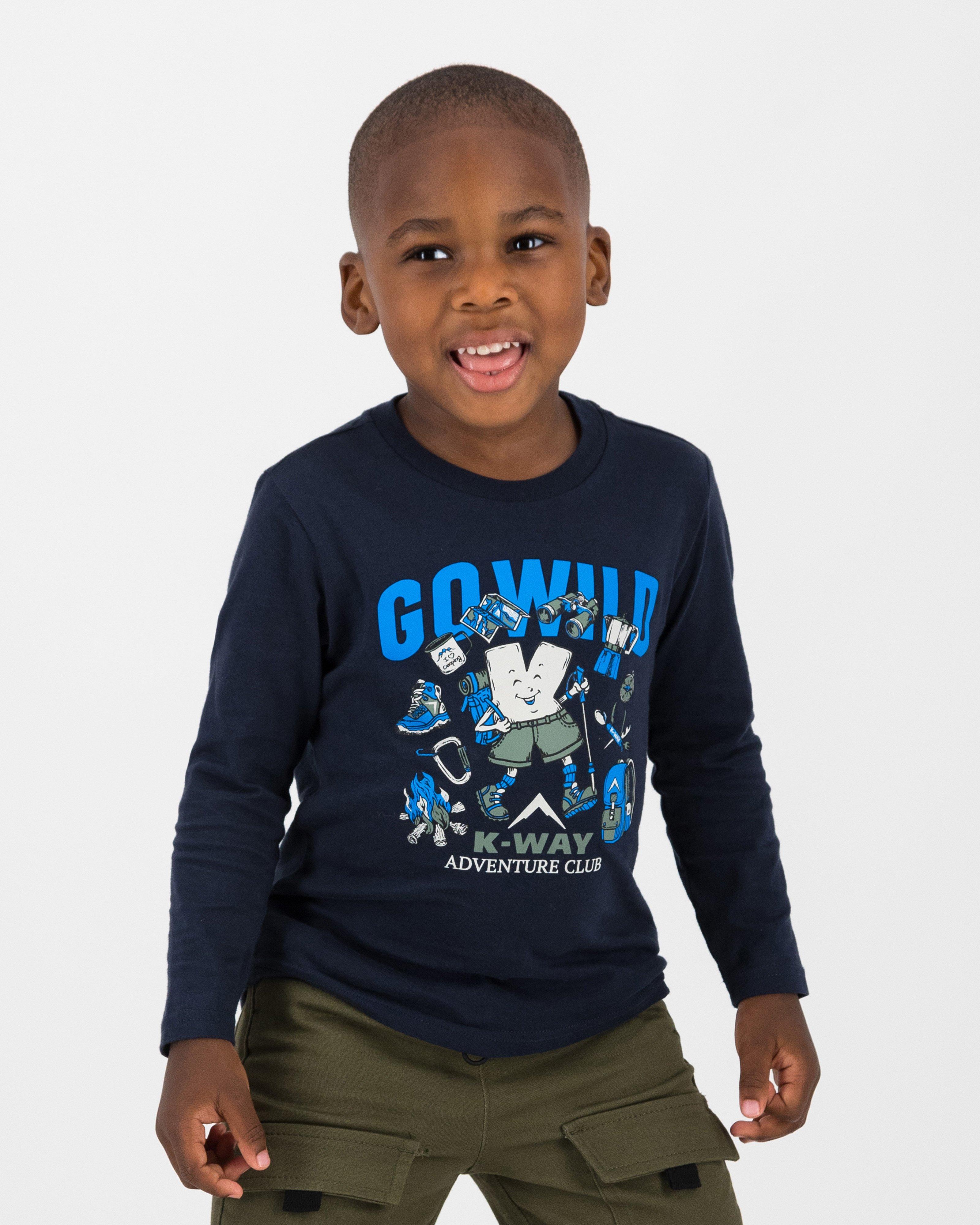 K-Way Kids Graphic T-shirt -  Indigo