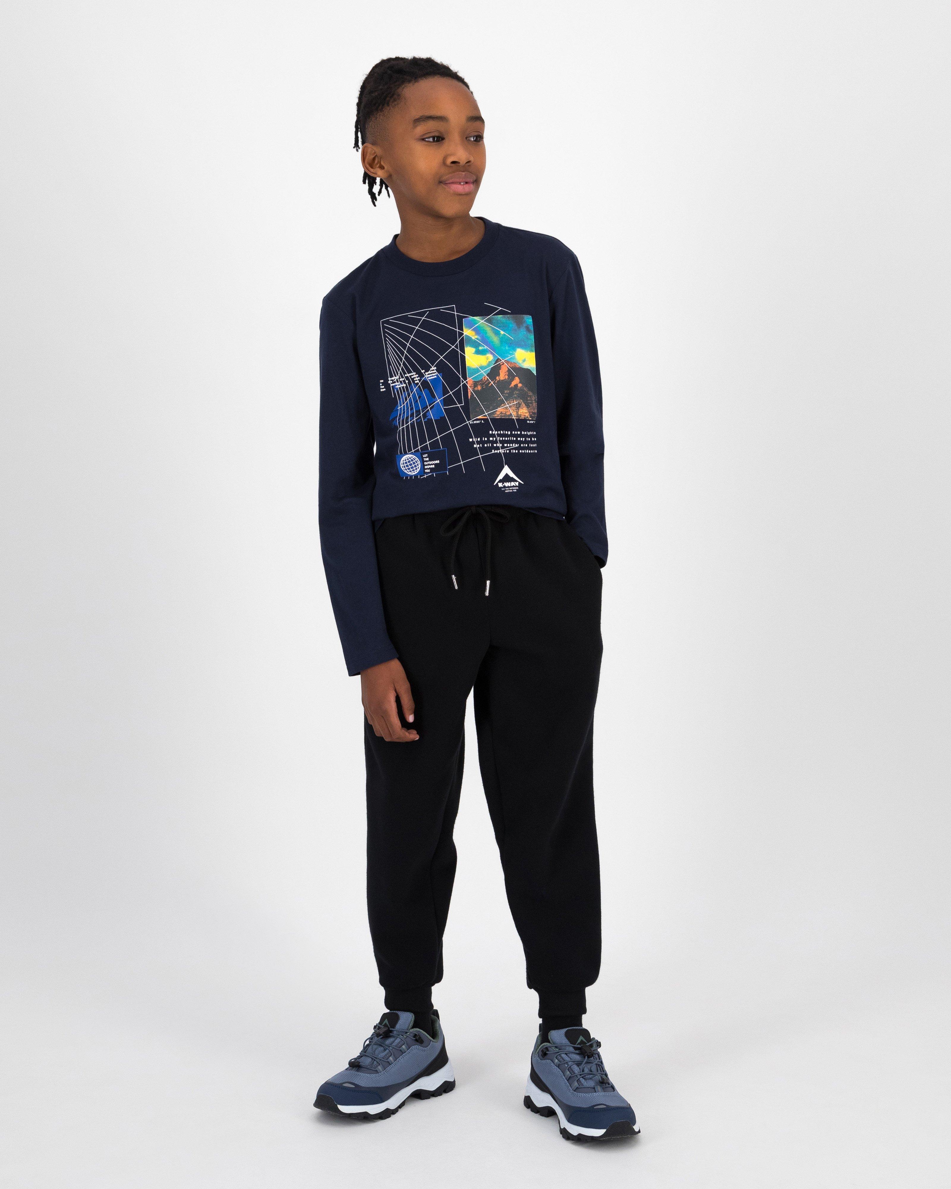 K-Way Youth Graphic T-shirt -  Navy