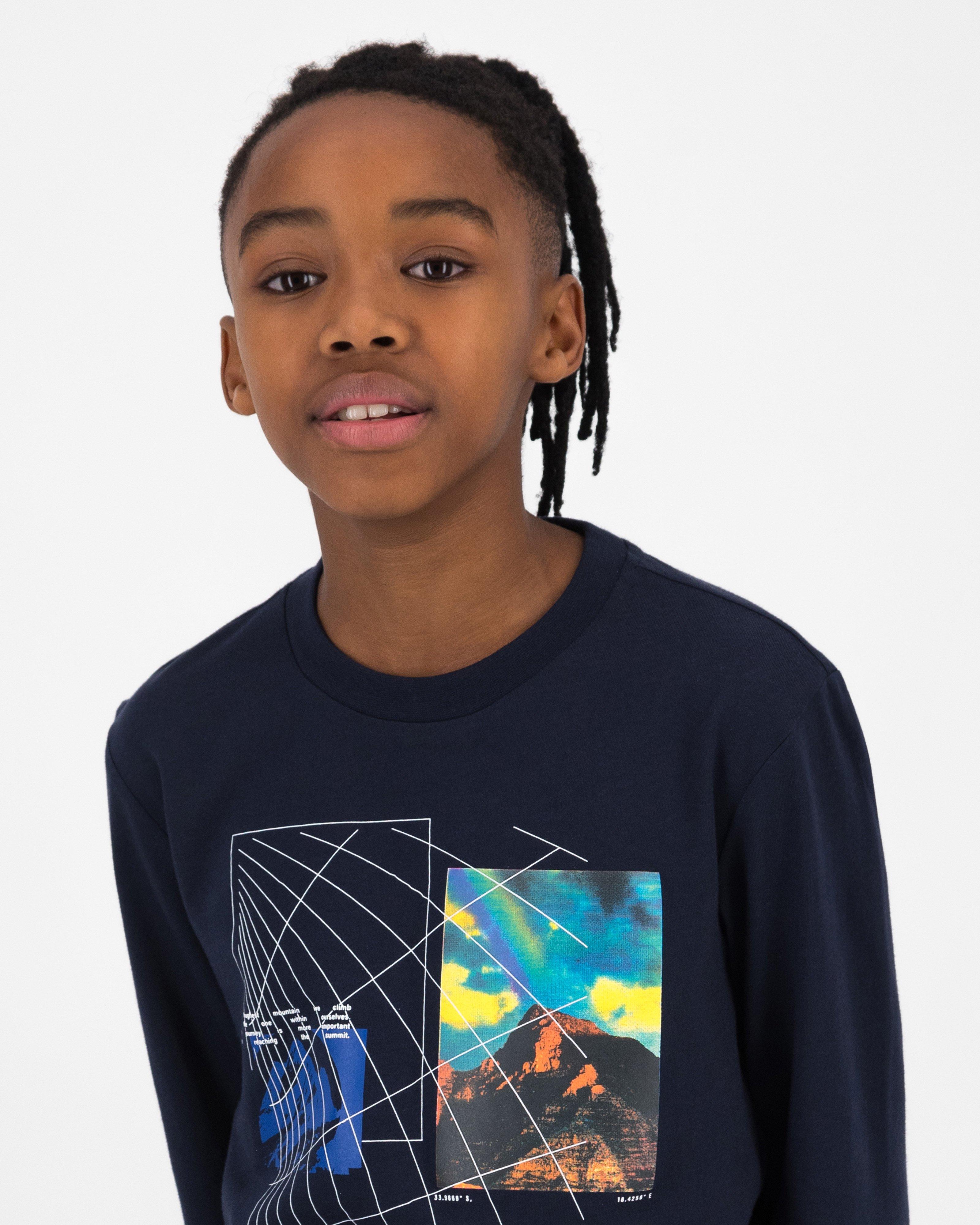 K-Way Youth Graphic T-shirt -  Navy