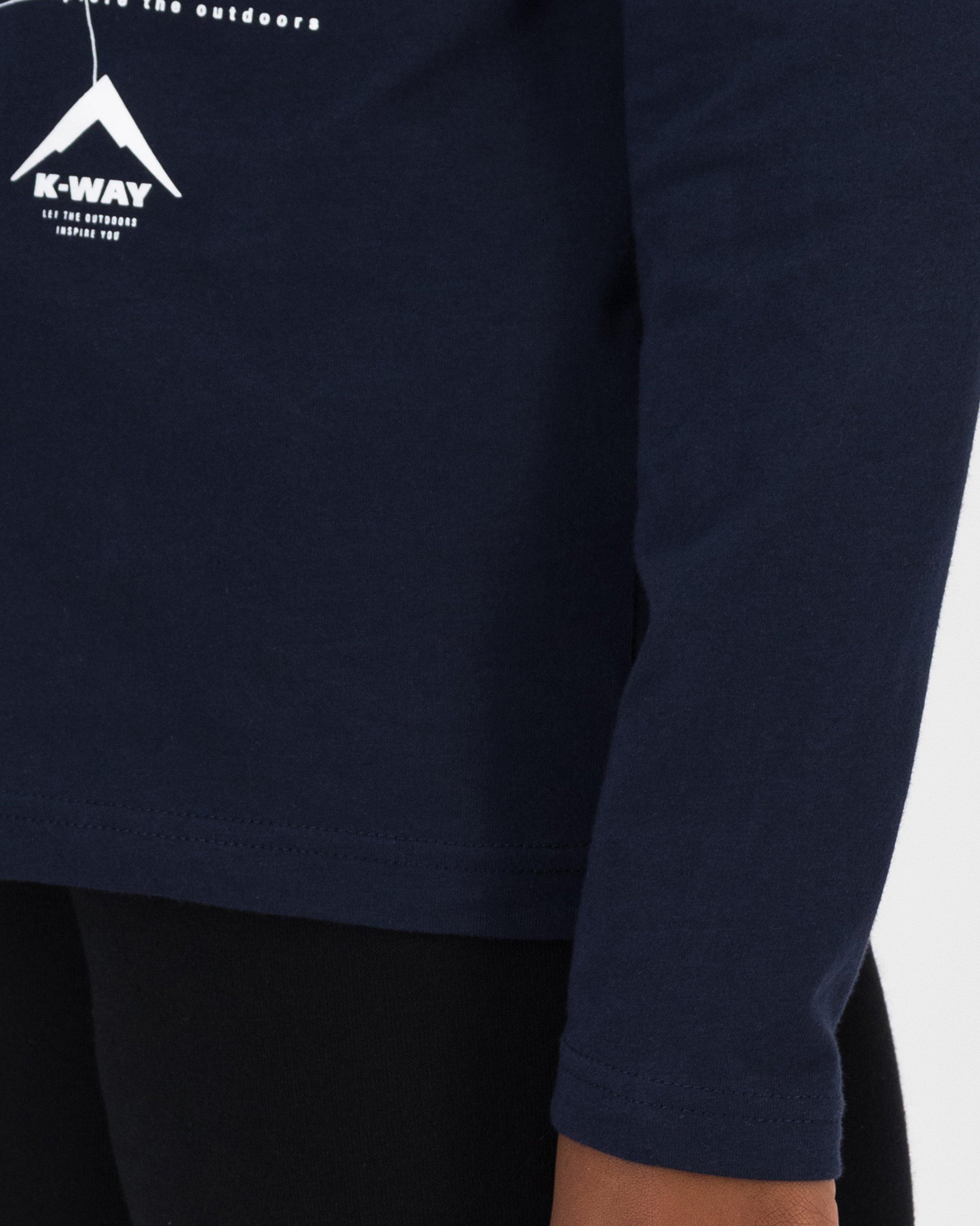 K-Way Youth Graphic T-shirt -  Navy