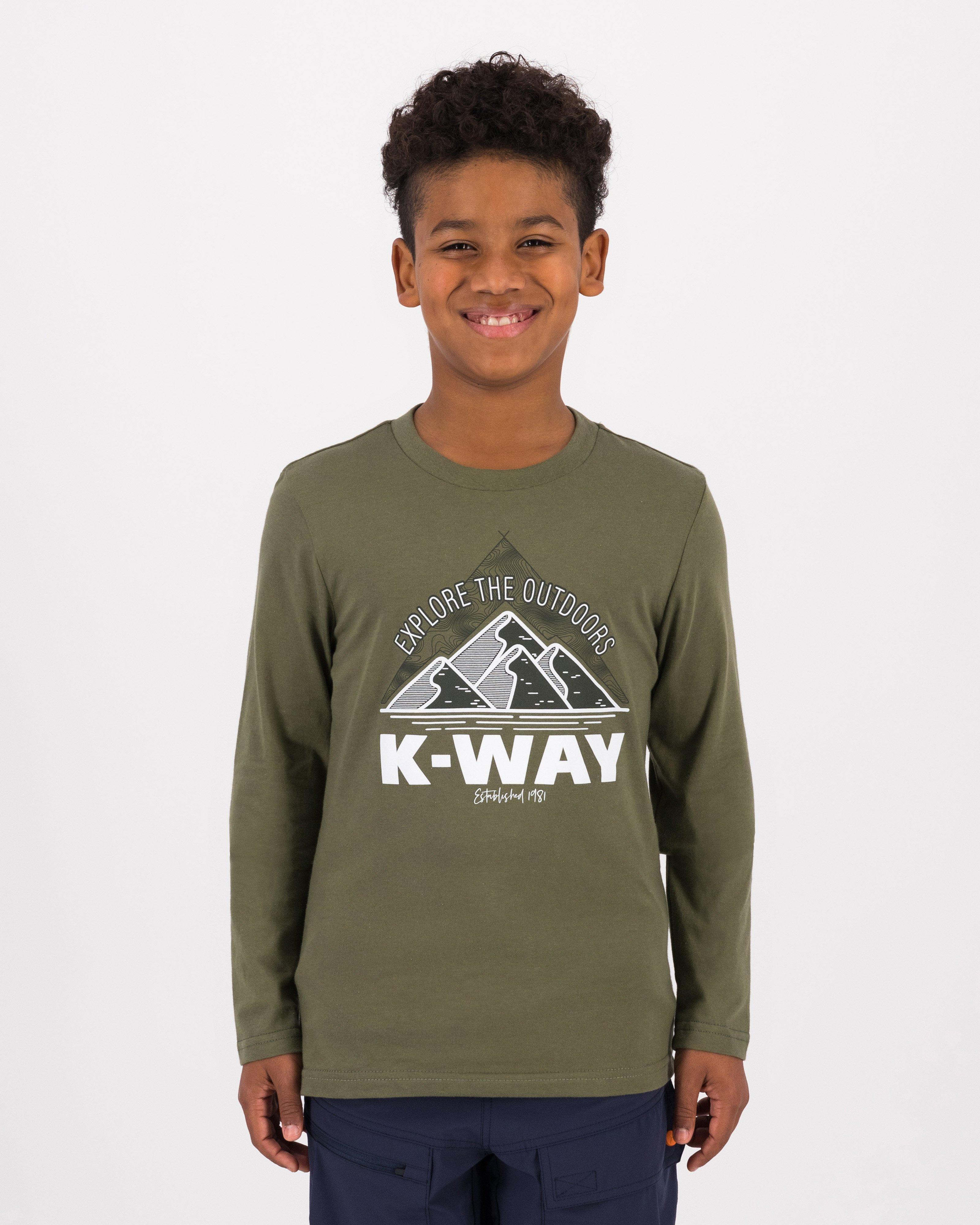 K-Way Youth L-S Graphic Tee Boys | Cape Union Mart