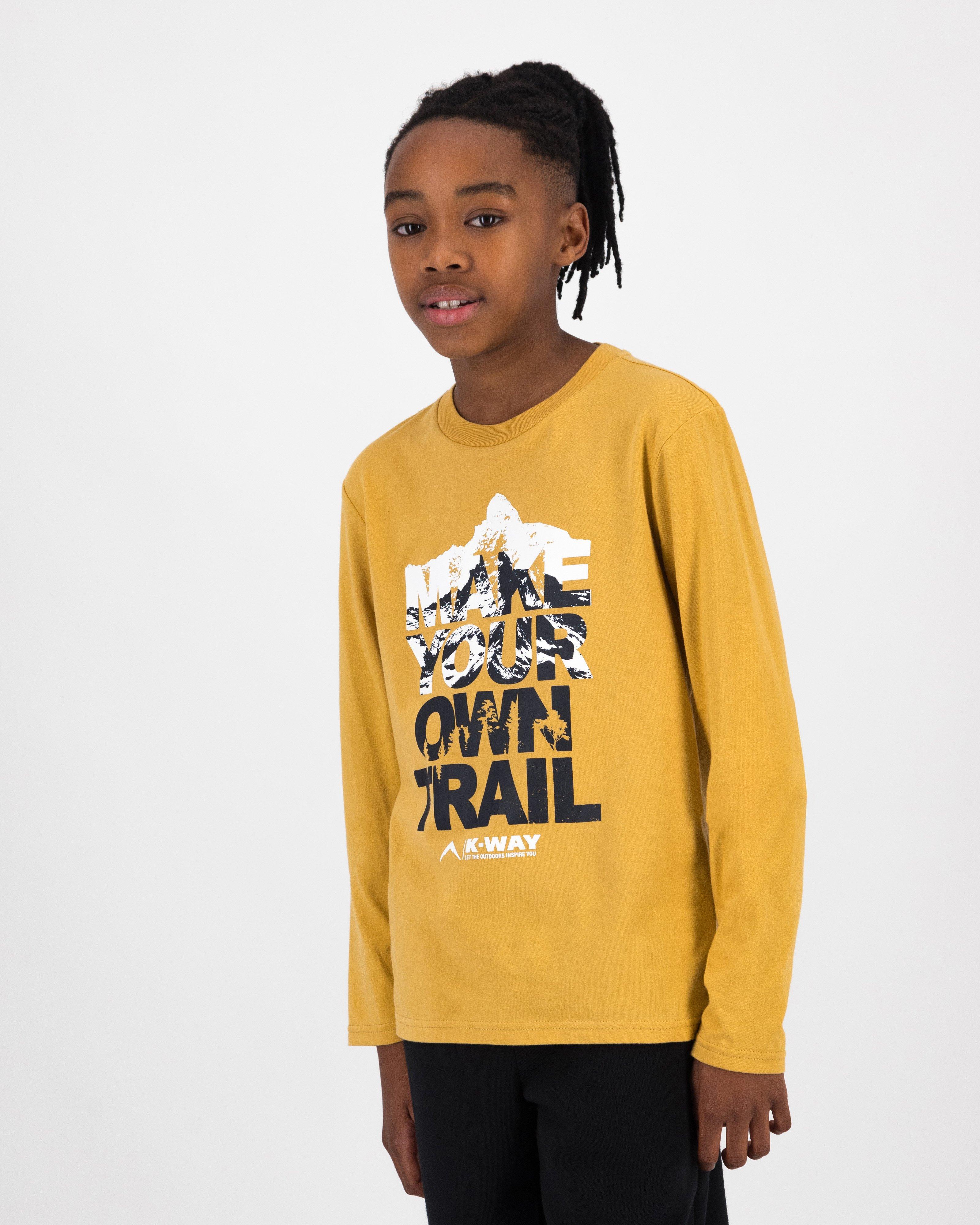 K-Way Youth Graphic T-shirt -  Mustard