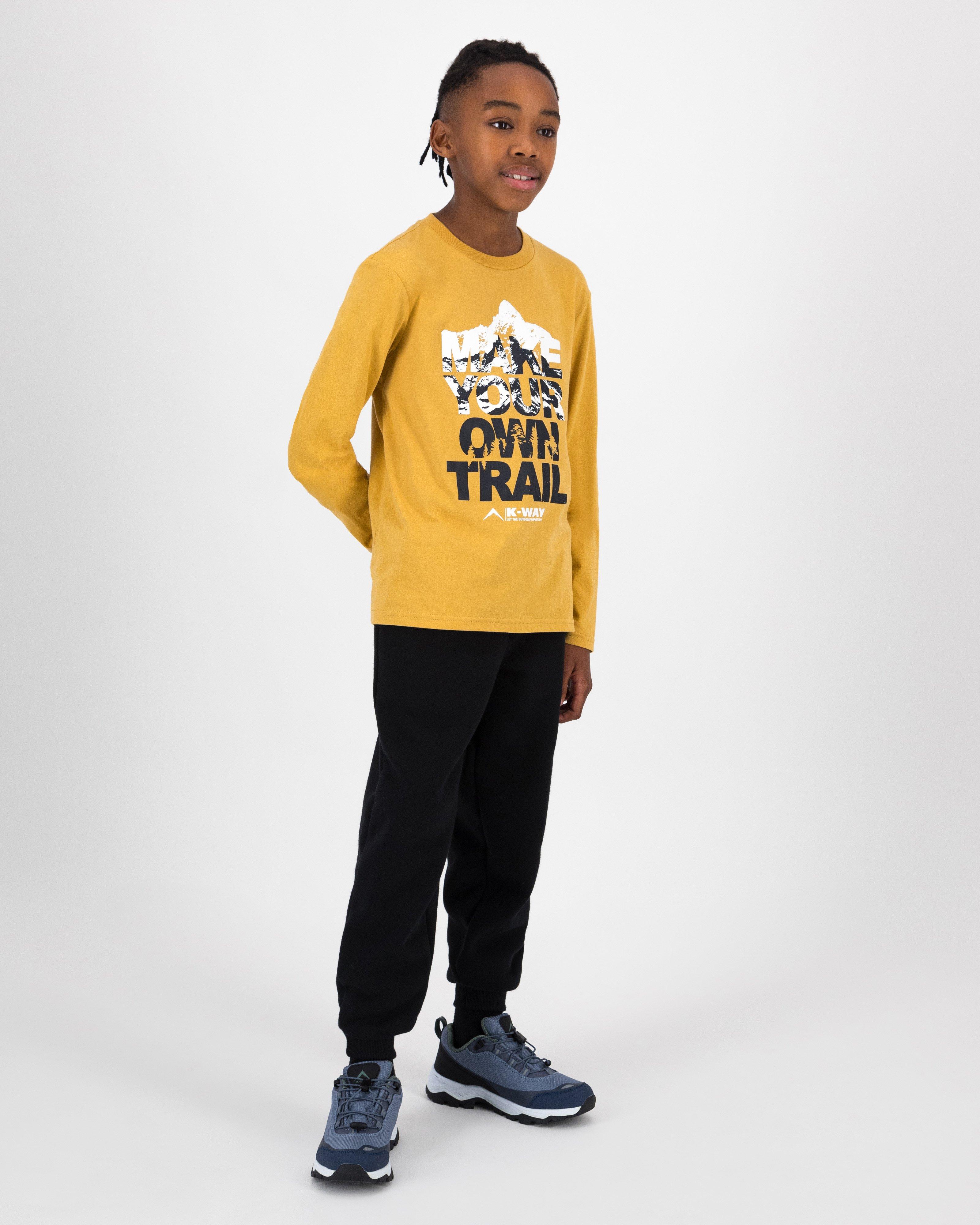 K-Way Youth Graphic T-shirt -  Mustard