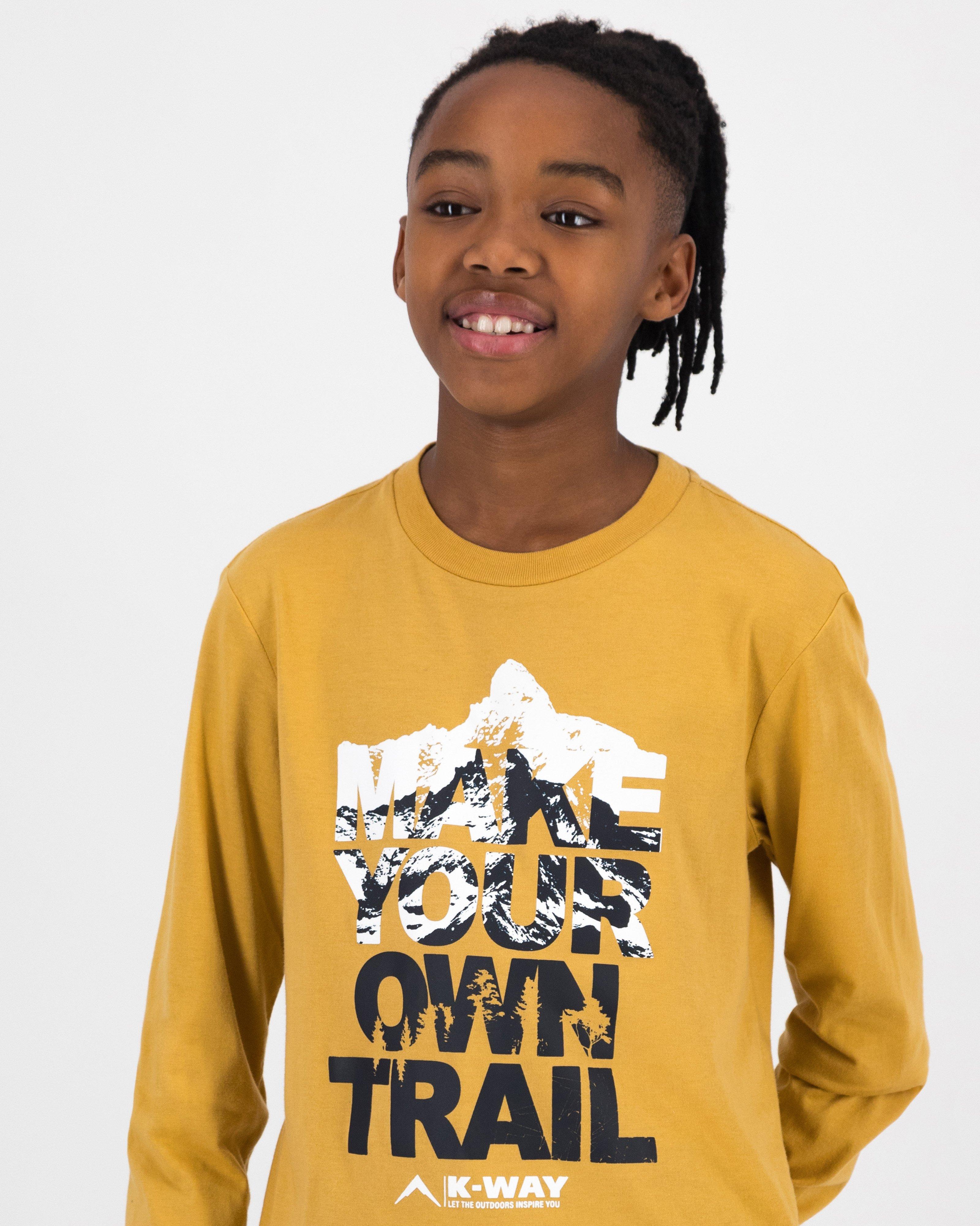 K-Way Youth Graphic T-shirt -  Mustard