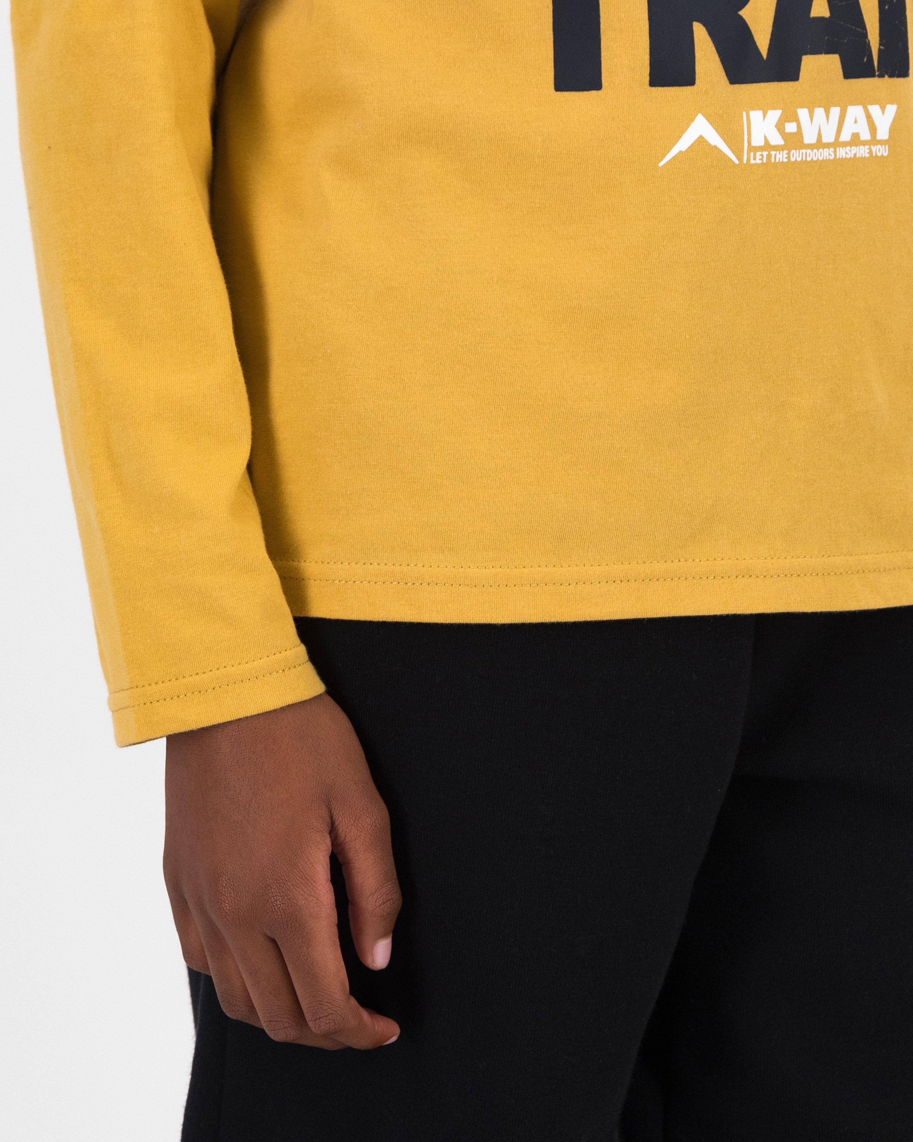 K-Way Youth Graphic T-shirt -  Mustard