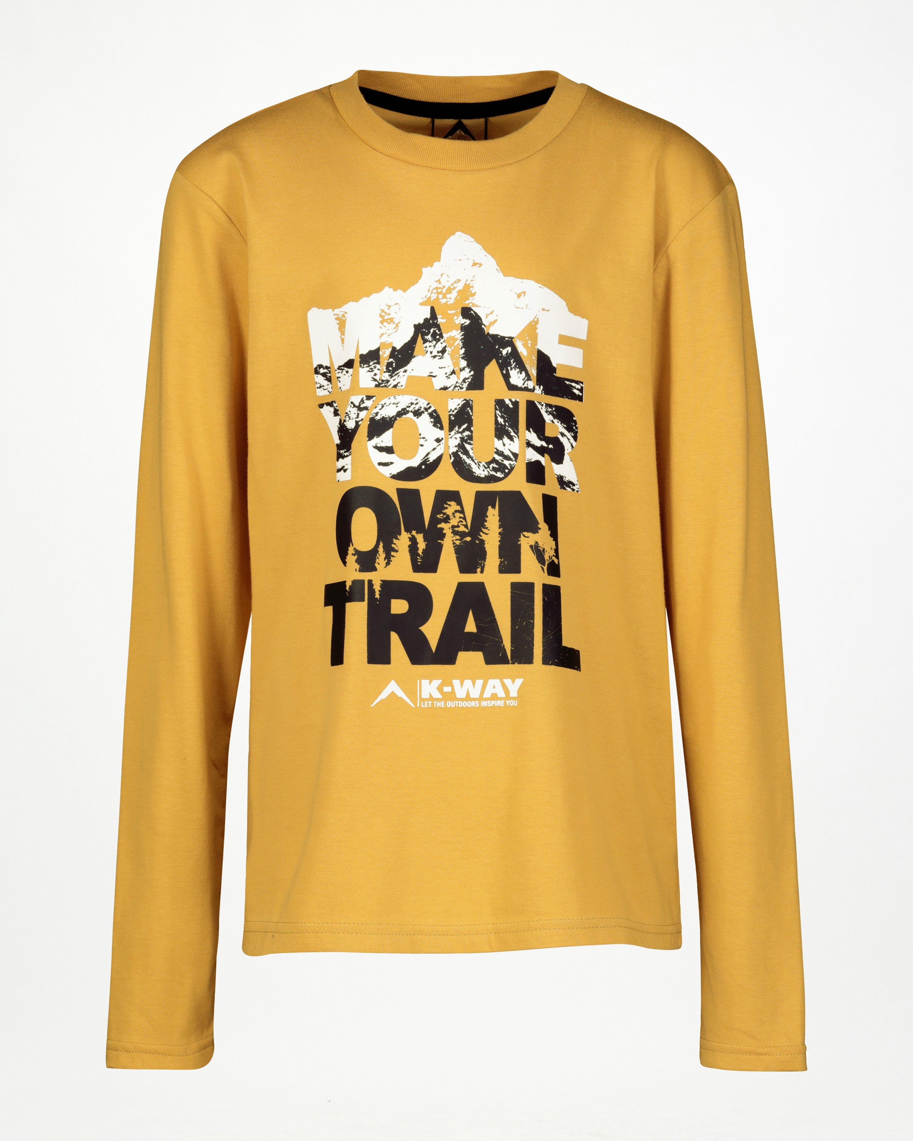 K-Way Youth Graphic T-shirt -  Mustard