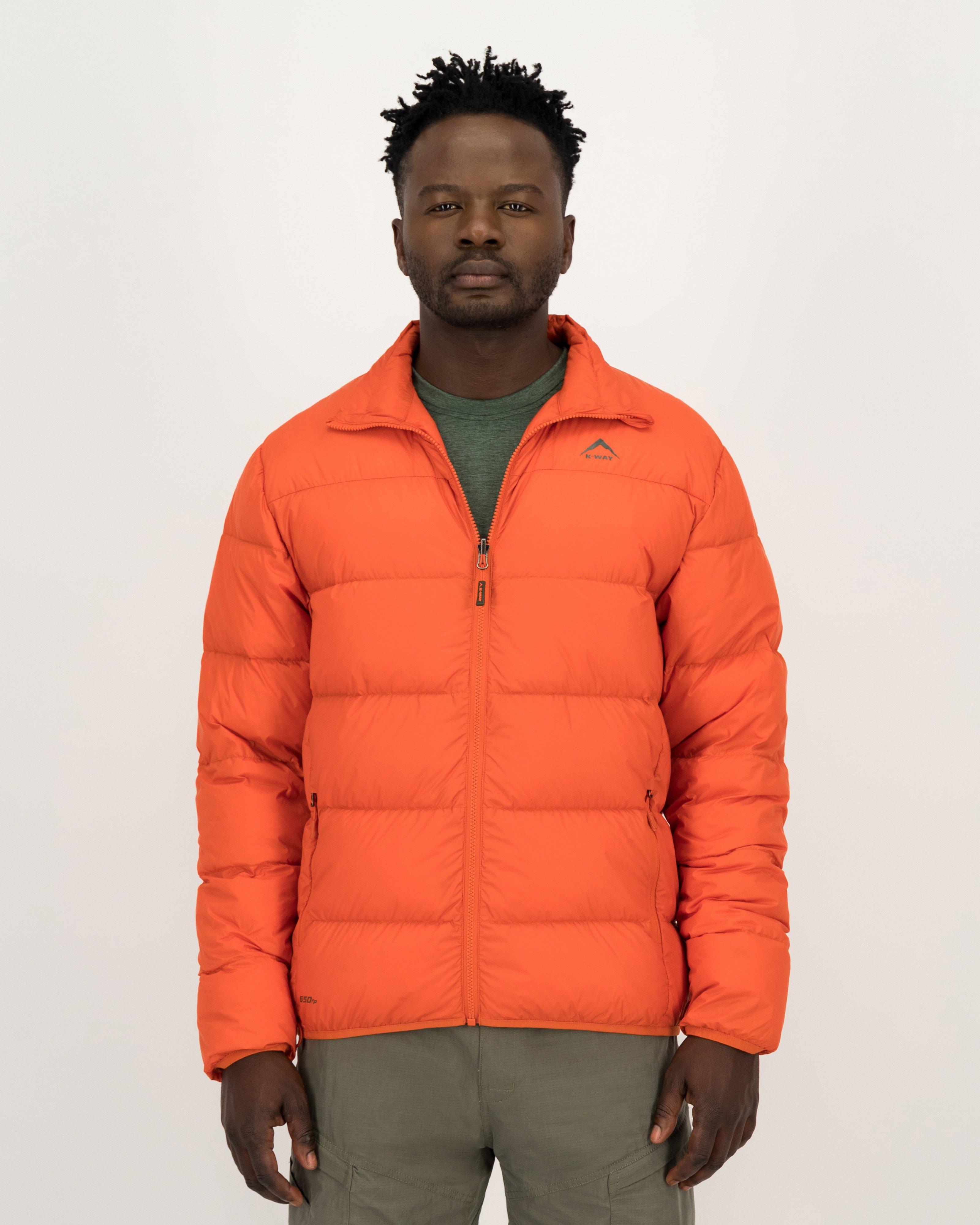 Jacket with outlet orange inside