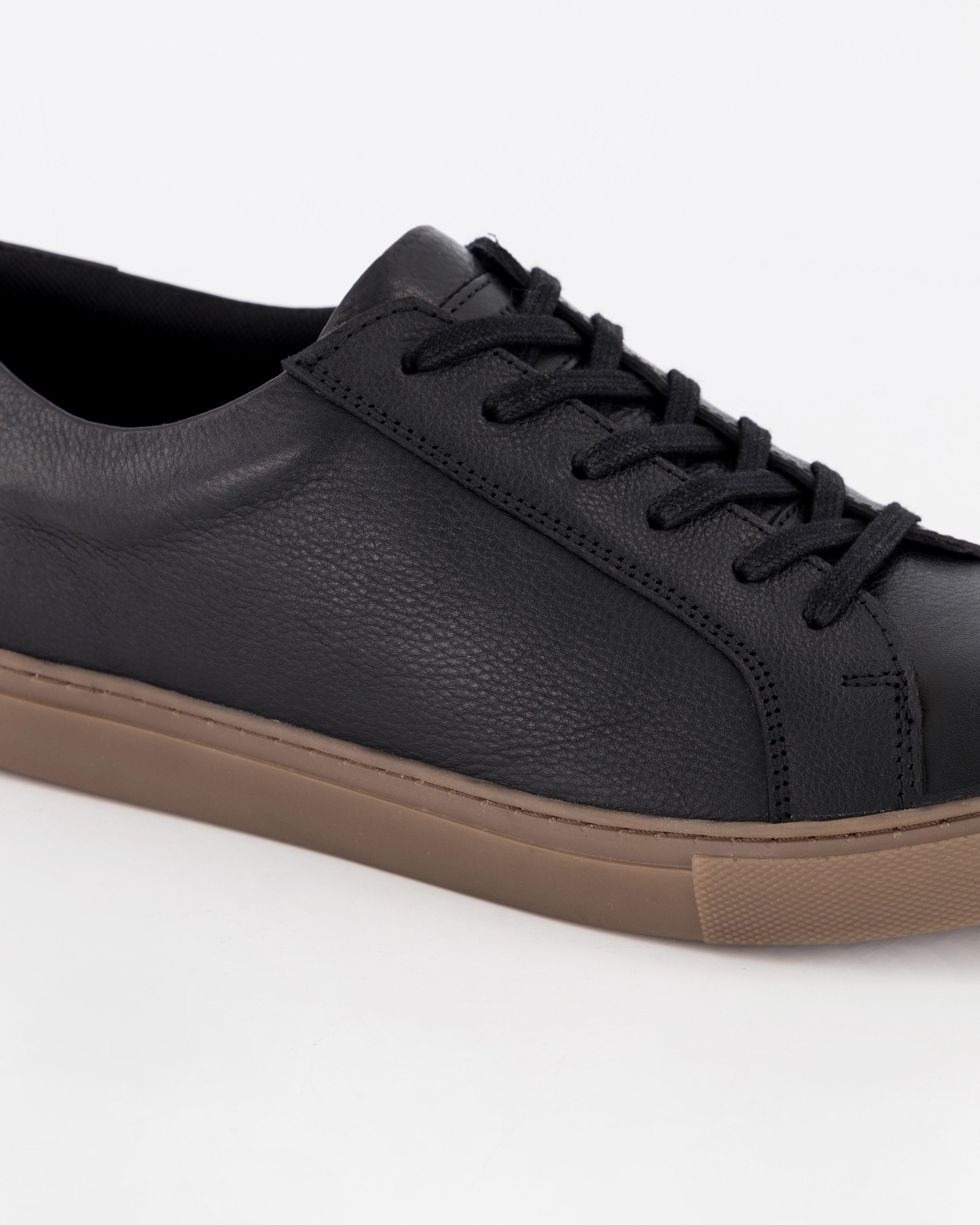 Men's Khanya Leather Sneaker -  Black