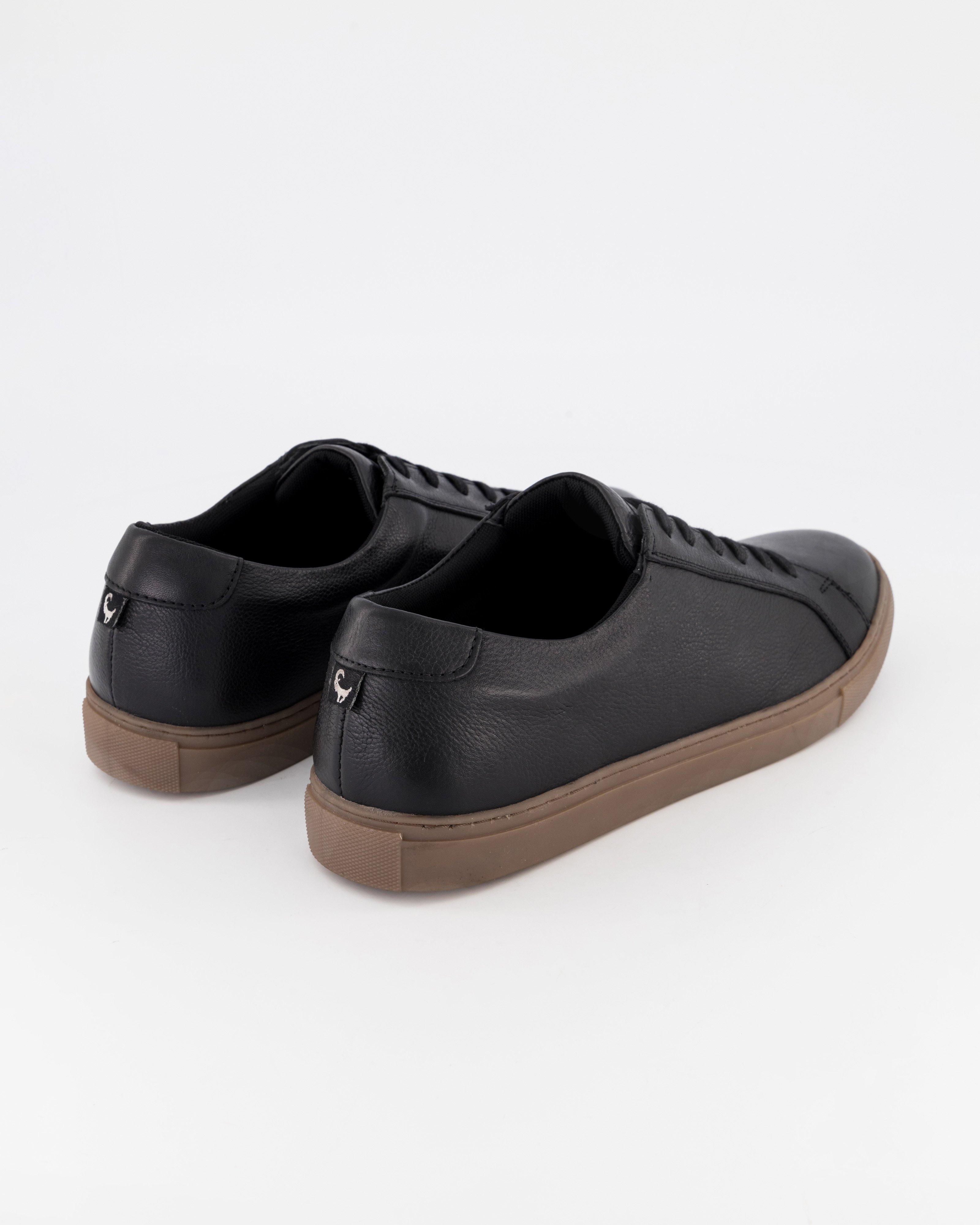 Men's Khanya Leather Sneaker -  Black