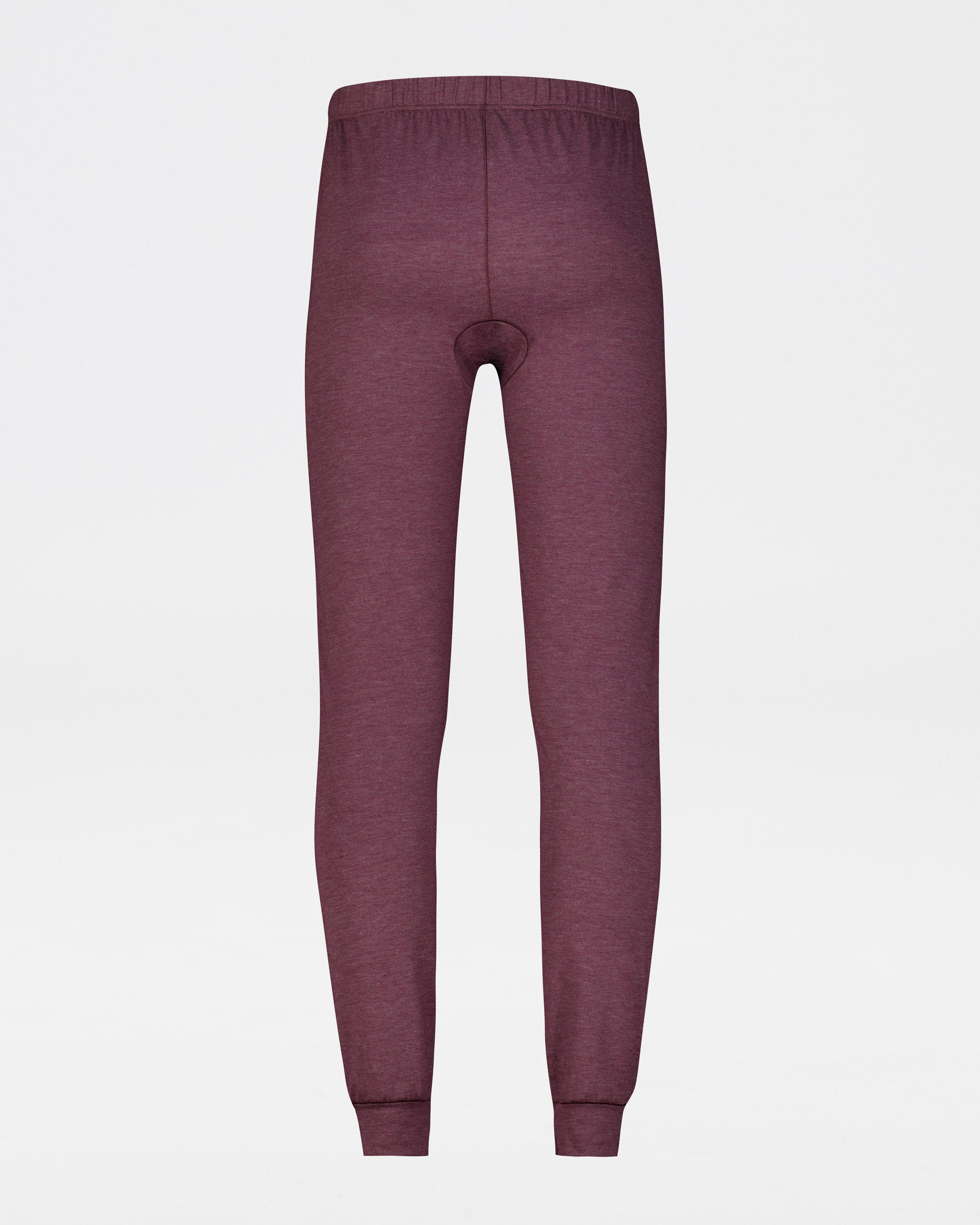 Uniqlo Heattech Women Pants Stretch Burgundy XS