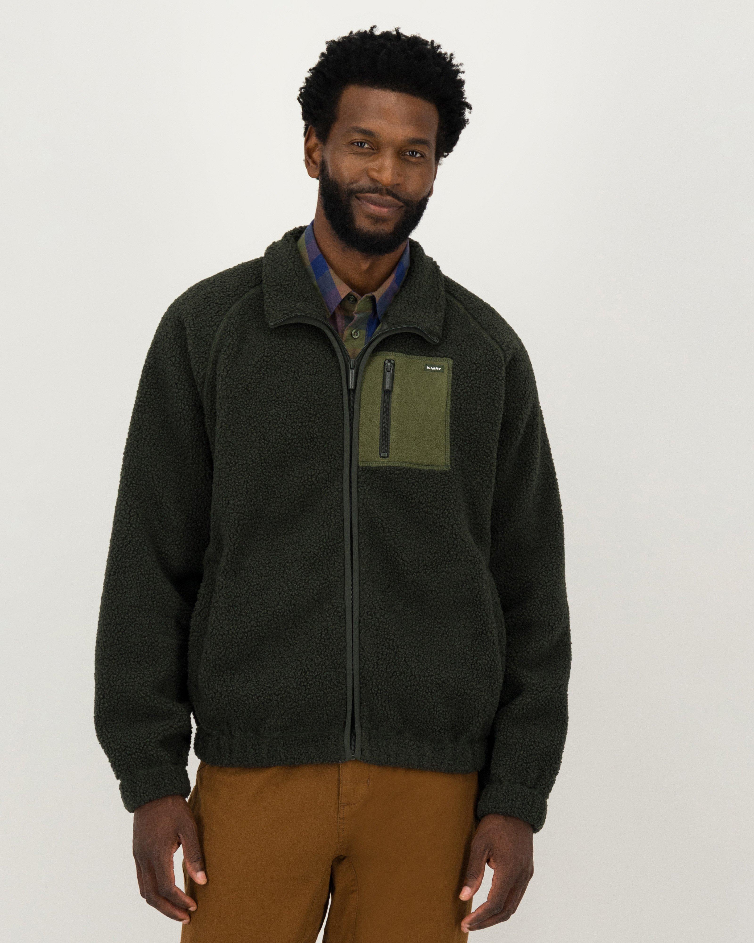 K-Way Elements Men's Borg Fleece Zip-Through Jacket | Cape Union Mart