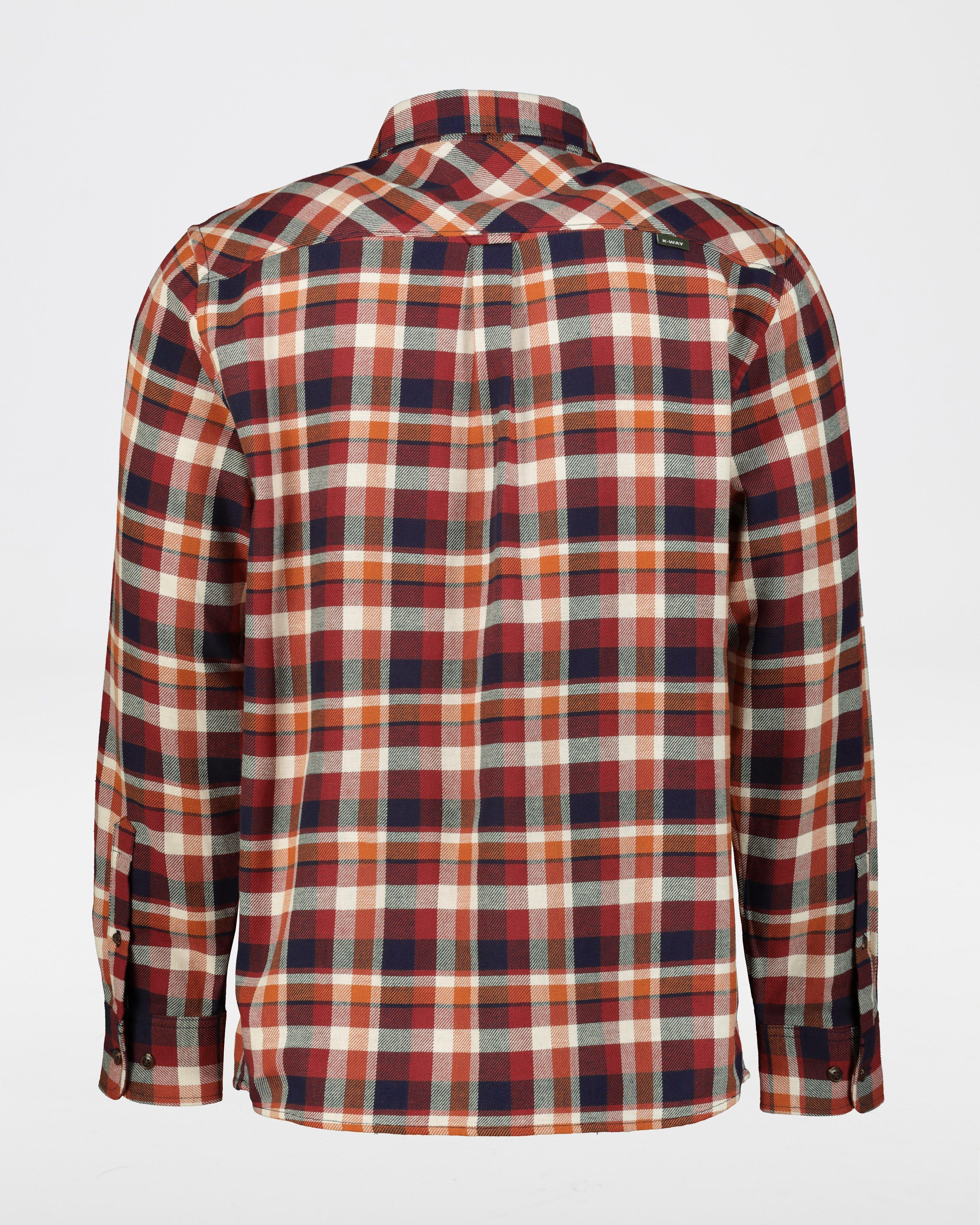 K-Way Elements LS cotton Flannel Shirt Mens | Cape Union Mart