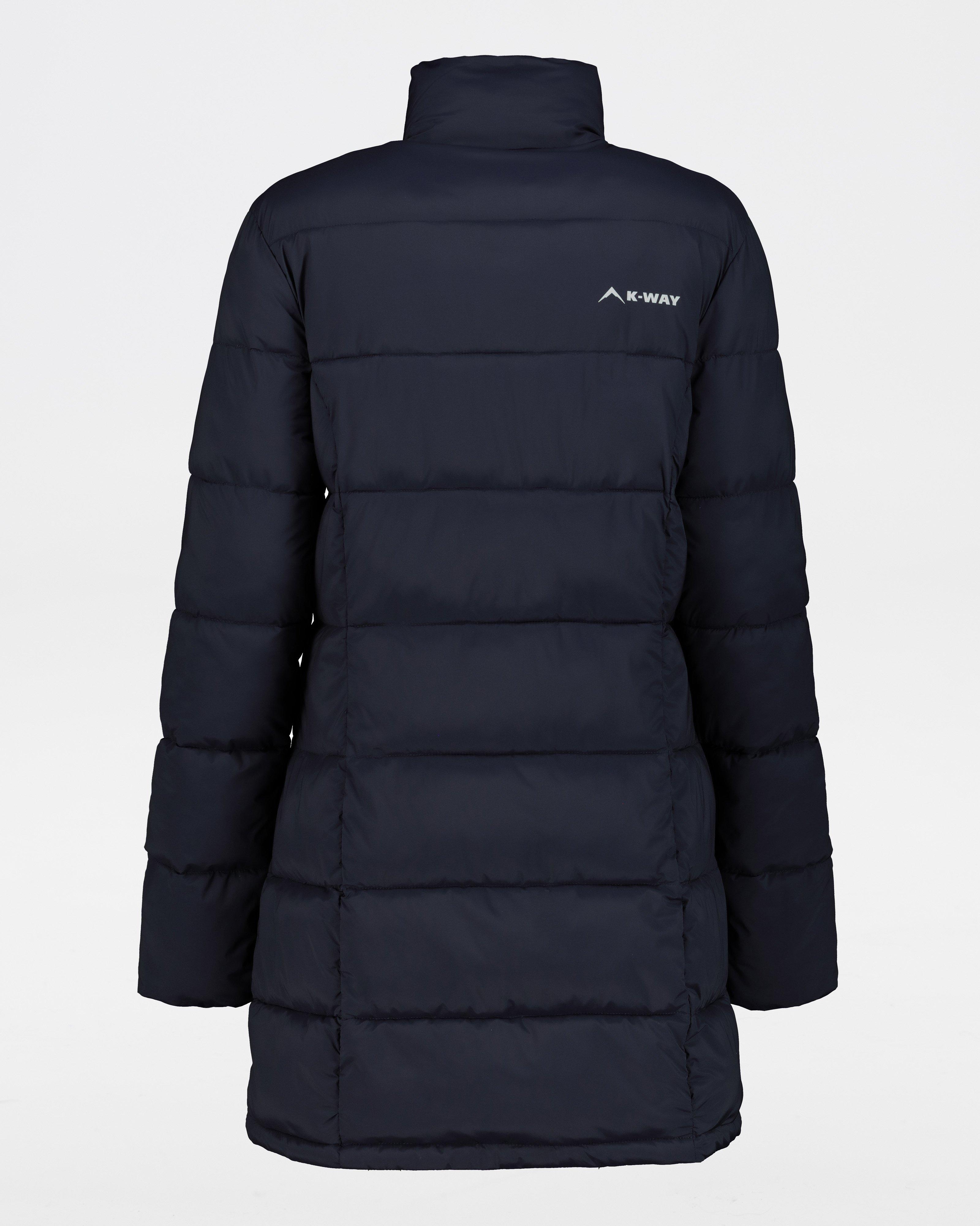 K-Way Women's Venture Eco Padded Puffer Coat -  Navy