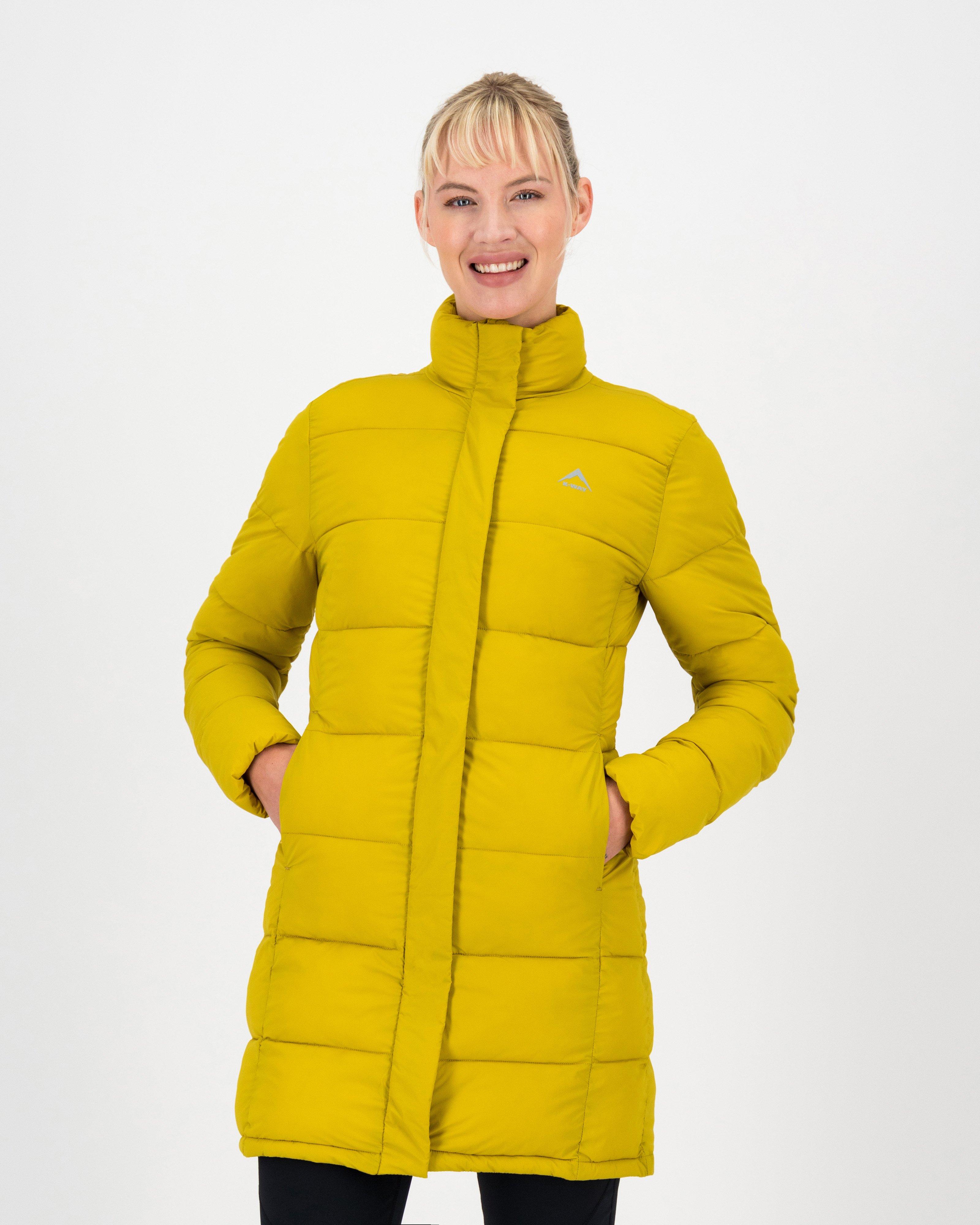 K-Way Women's Venture Eco Padded Puffer Coat -  Ochre