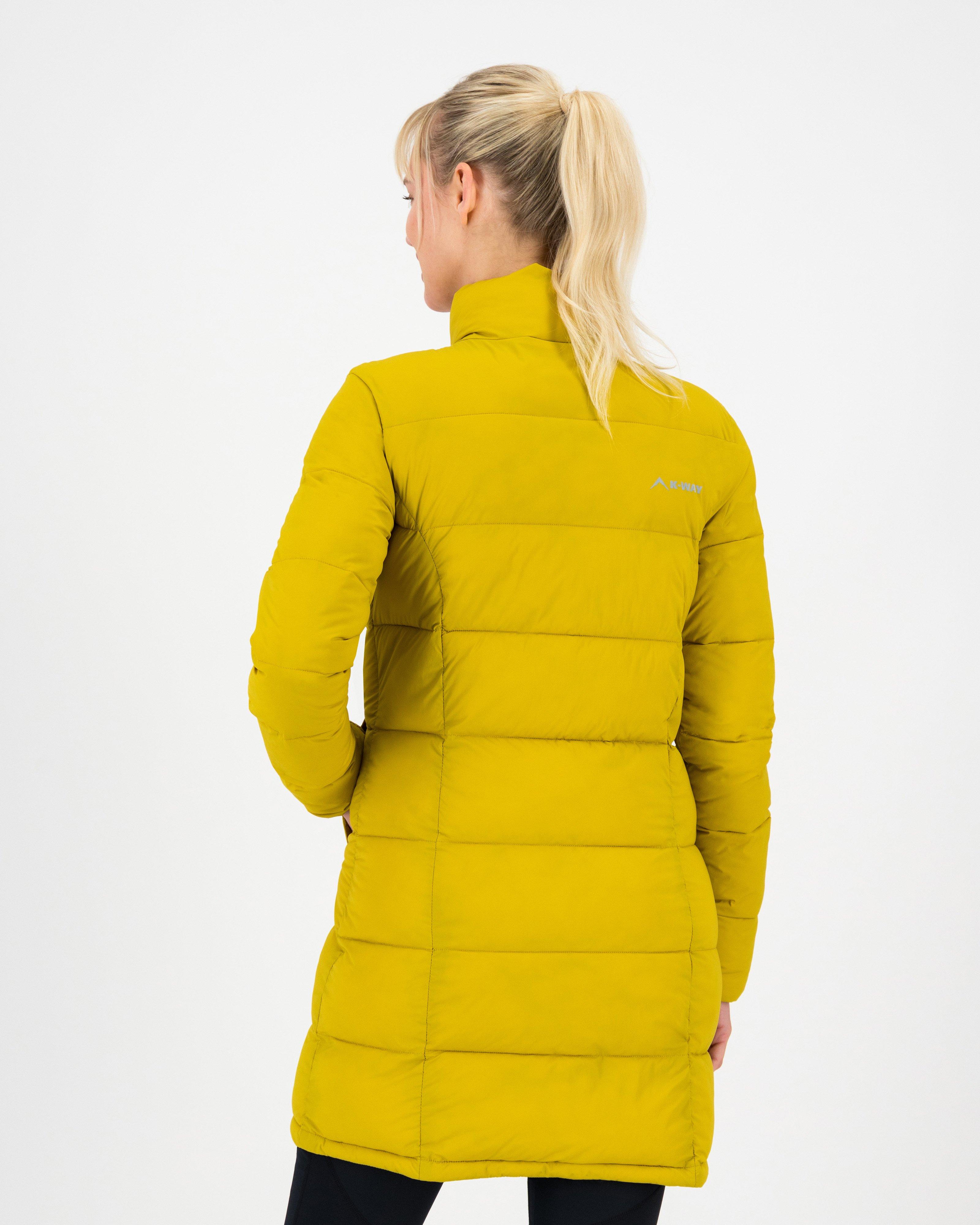 K-Way Women's Venture Eco Padded Puffer Coat -  Ochre