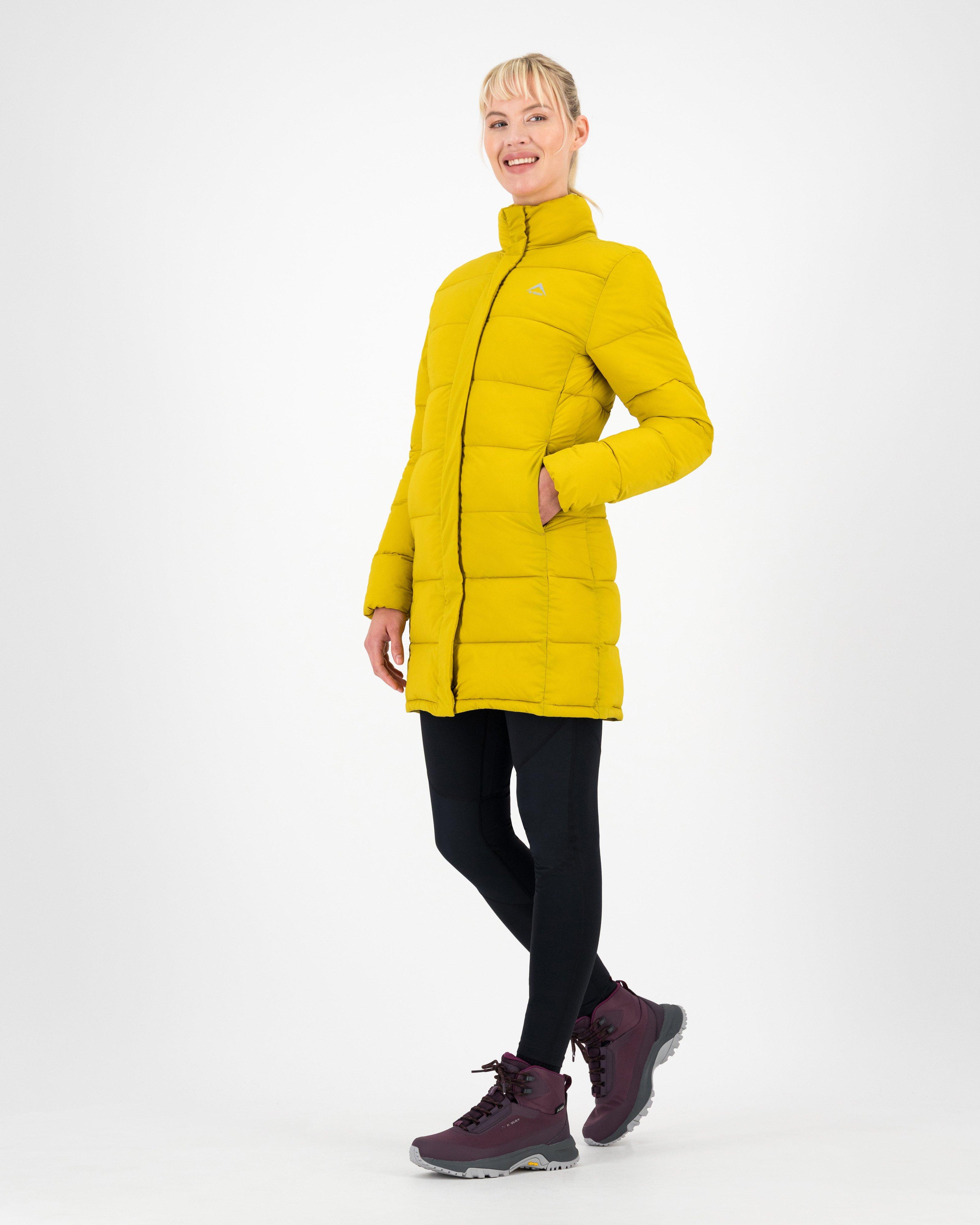 K-Way Women's Venture Eco Padded Puffer Coat -  Ochre