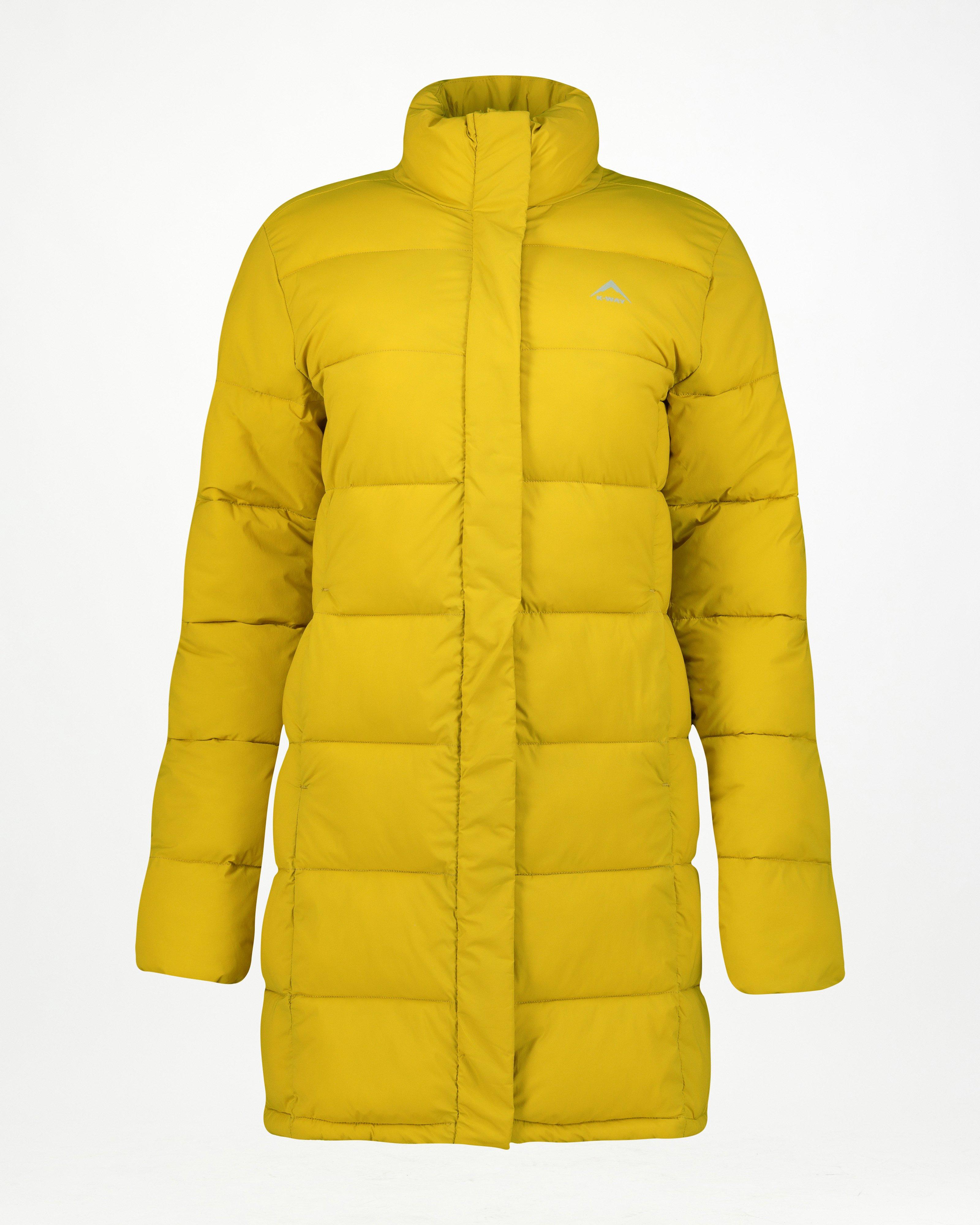 K-Way Women's Venture Eco Padded Puffer Coat -  Ochre