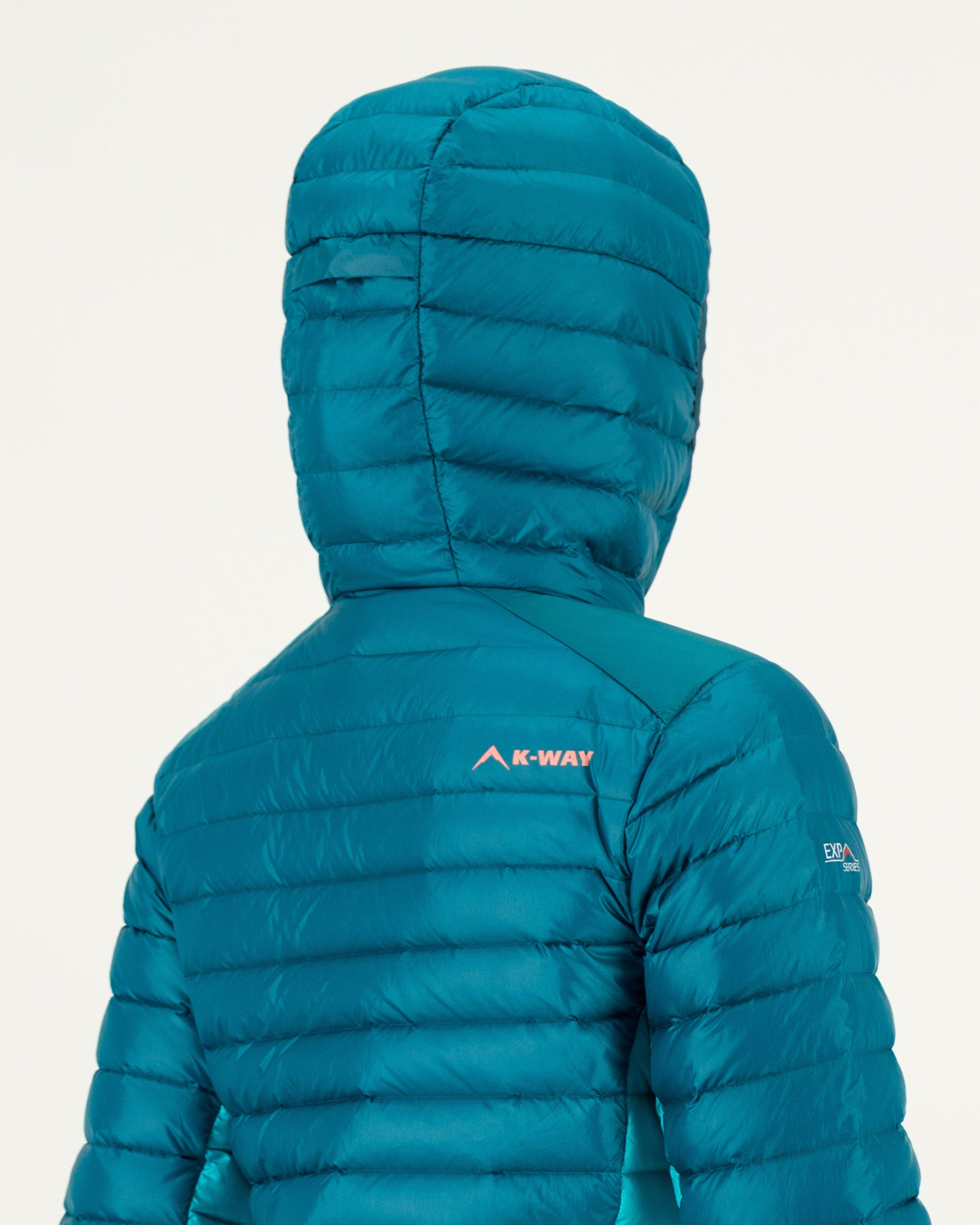 K-Way Expedition Series Women's Mount Whitney Hooded Down Jacket -  Teal