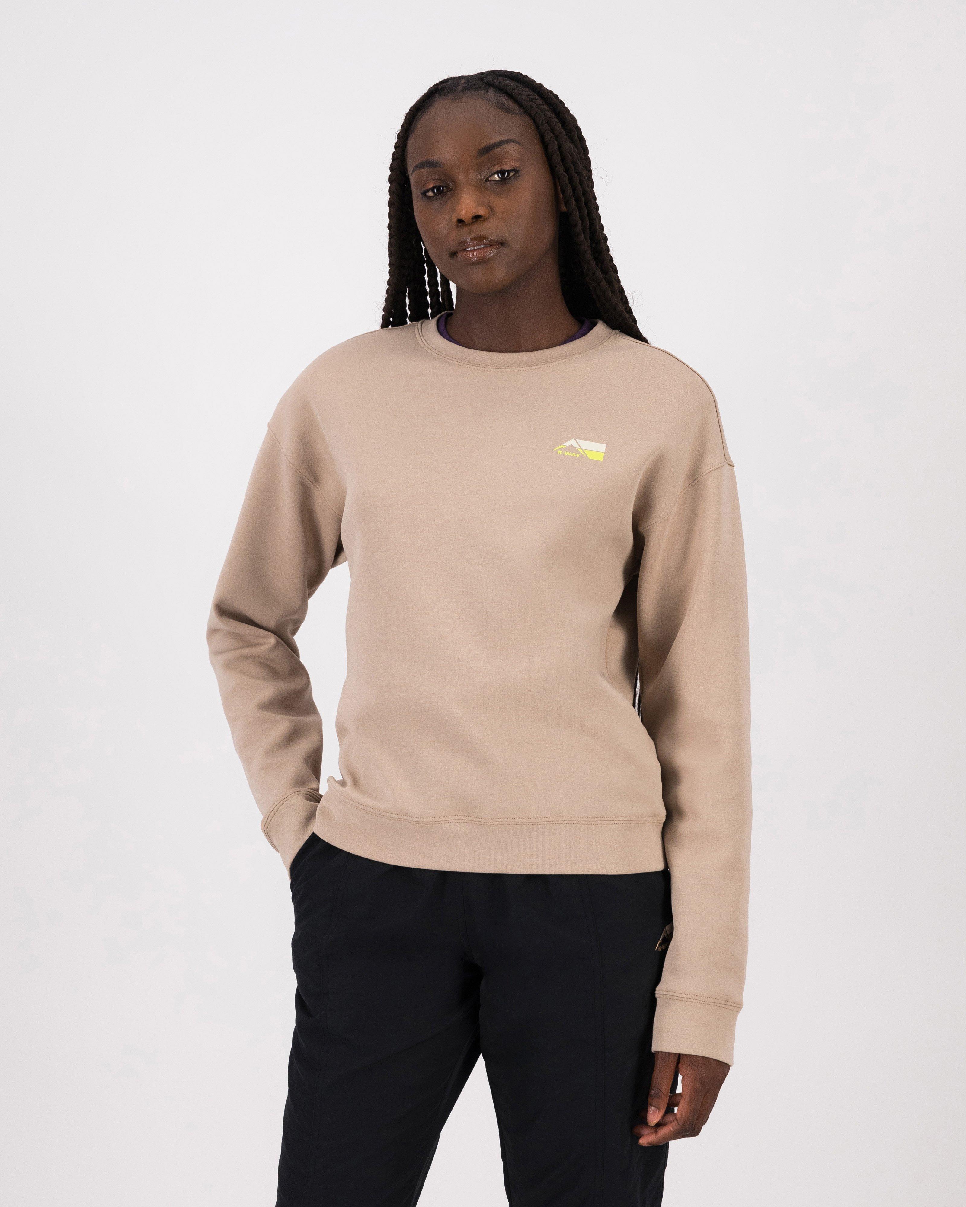 K-Way MMXXI Women's Neptune Crew Neck Fleece -  Driftwood