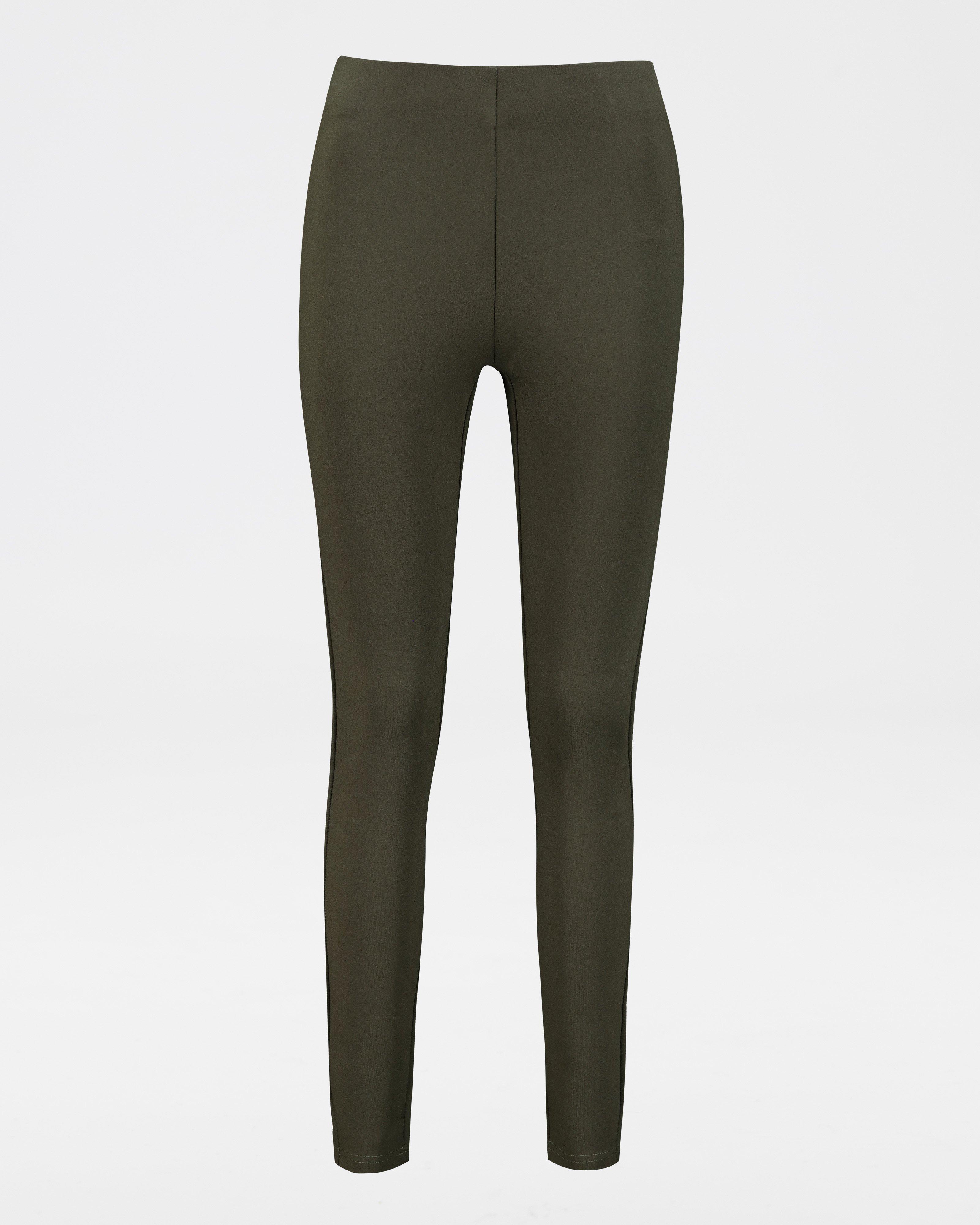 Ruby Ponte Pants -  Dark Green/Dark Olive