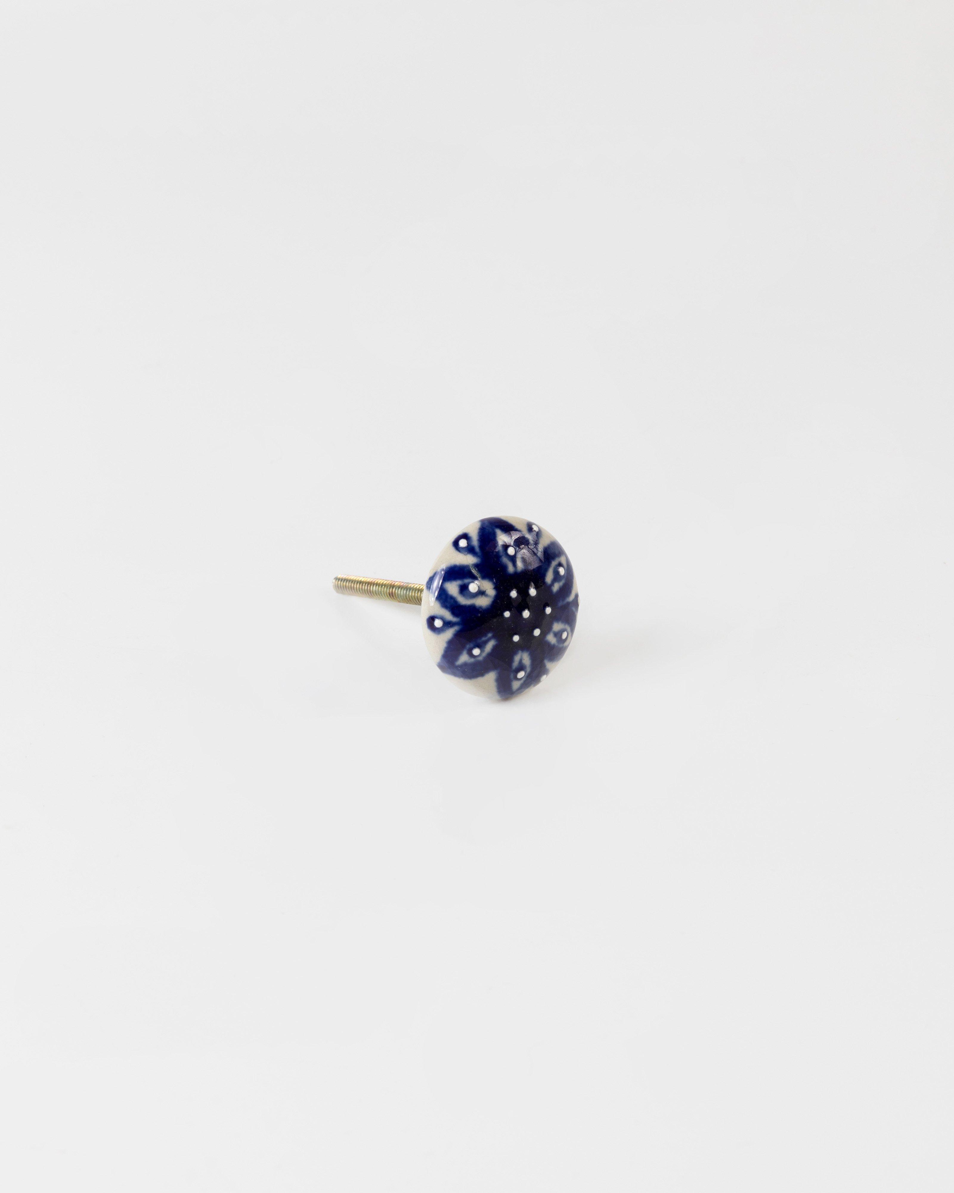 Painted Tile Knob -  Sage