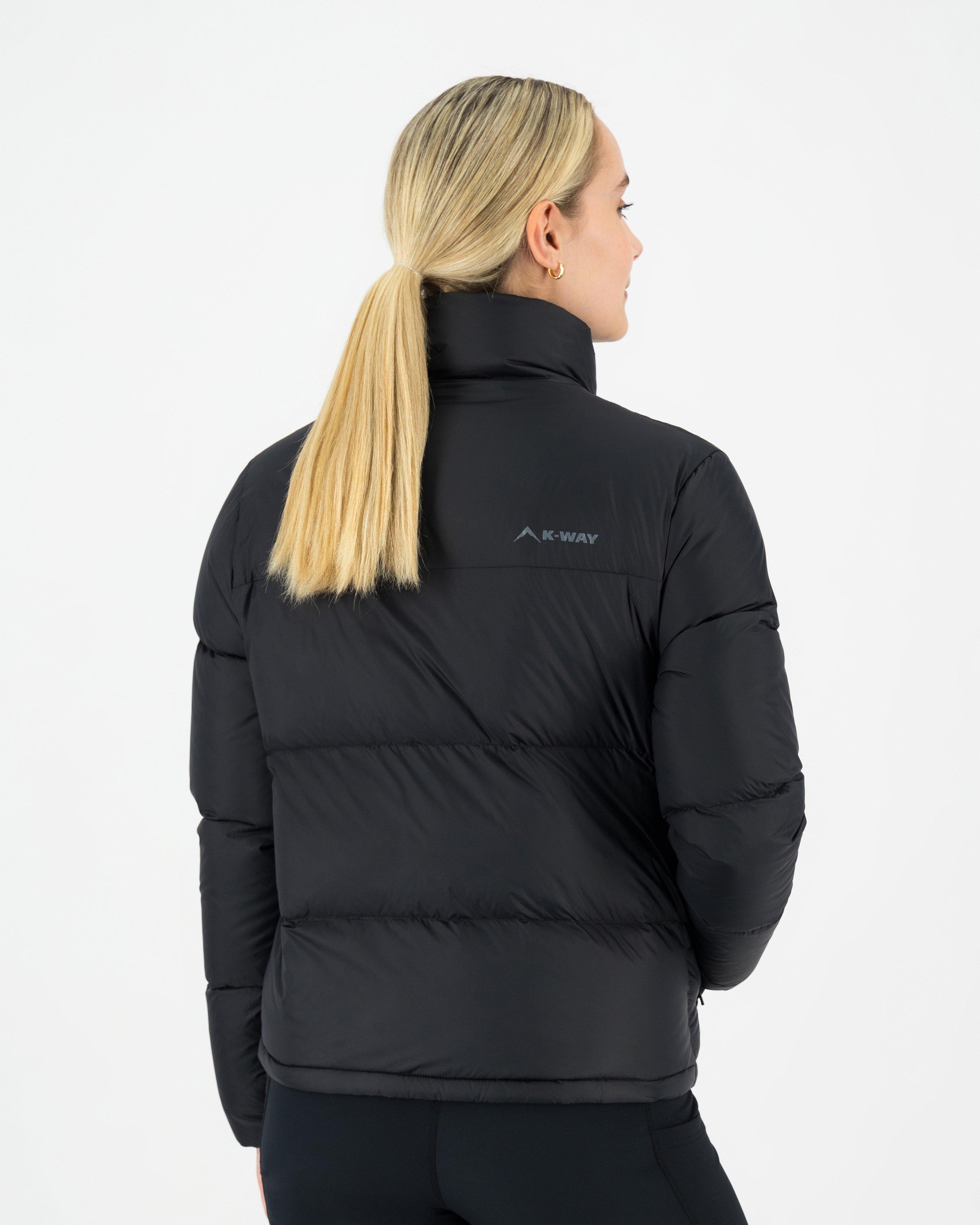 K-Way Women's Olympus Wide Channel Down Jacket -  Black