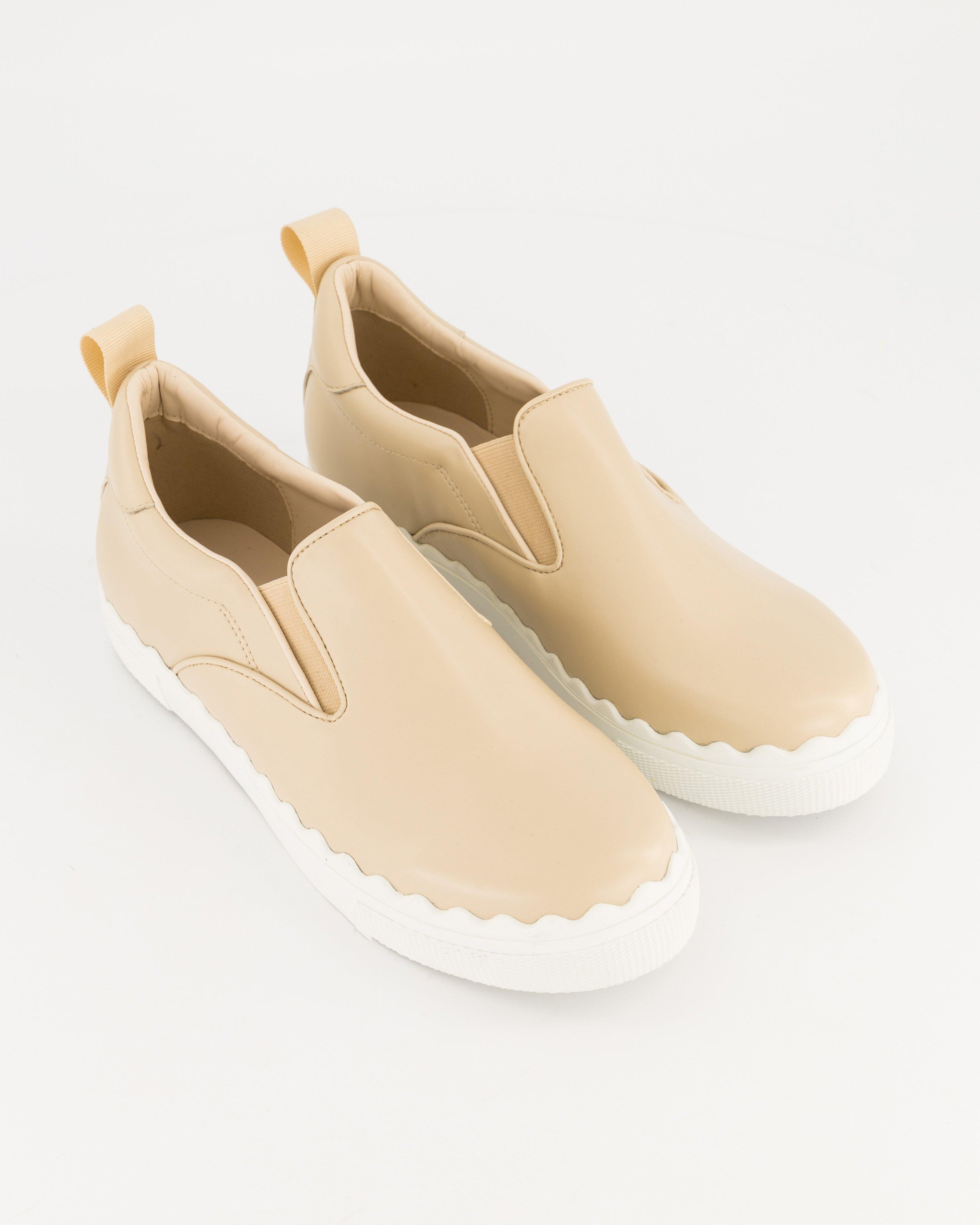 Nude slip on sales sneakers