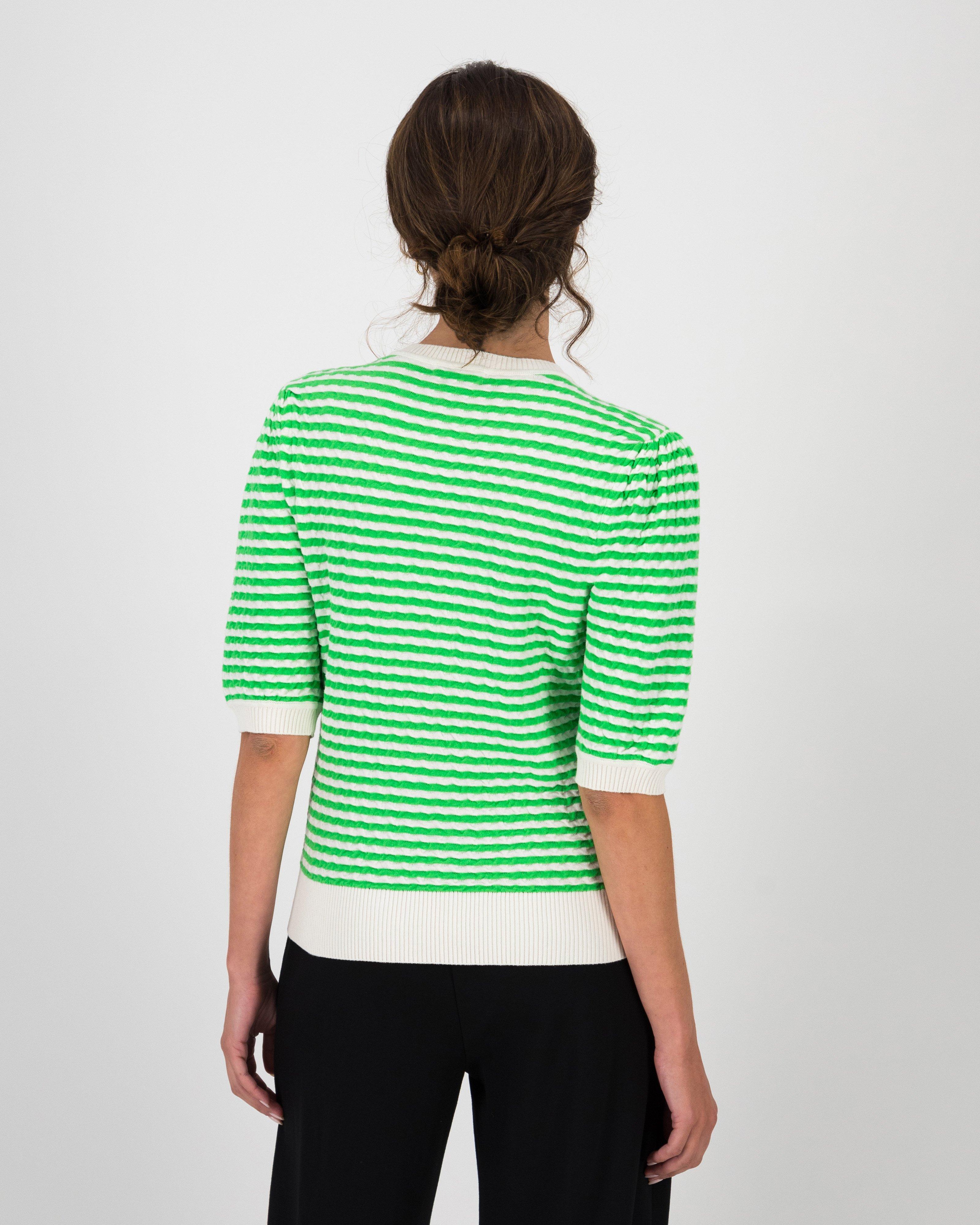 Simone Short Sleeve Jumper -  Summer Green