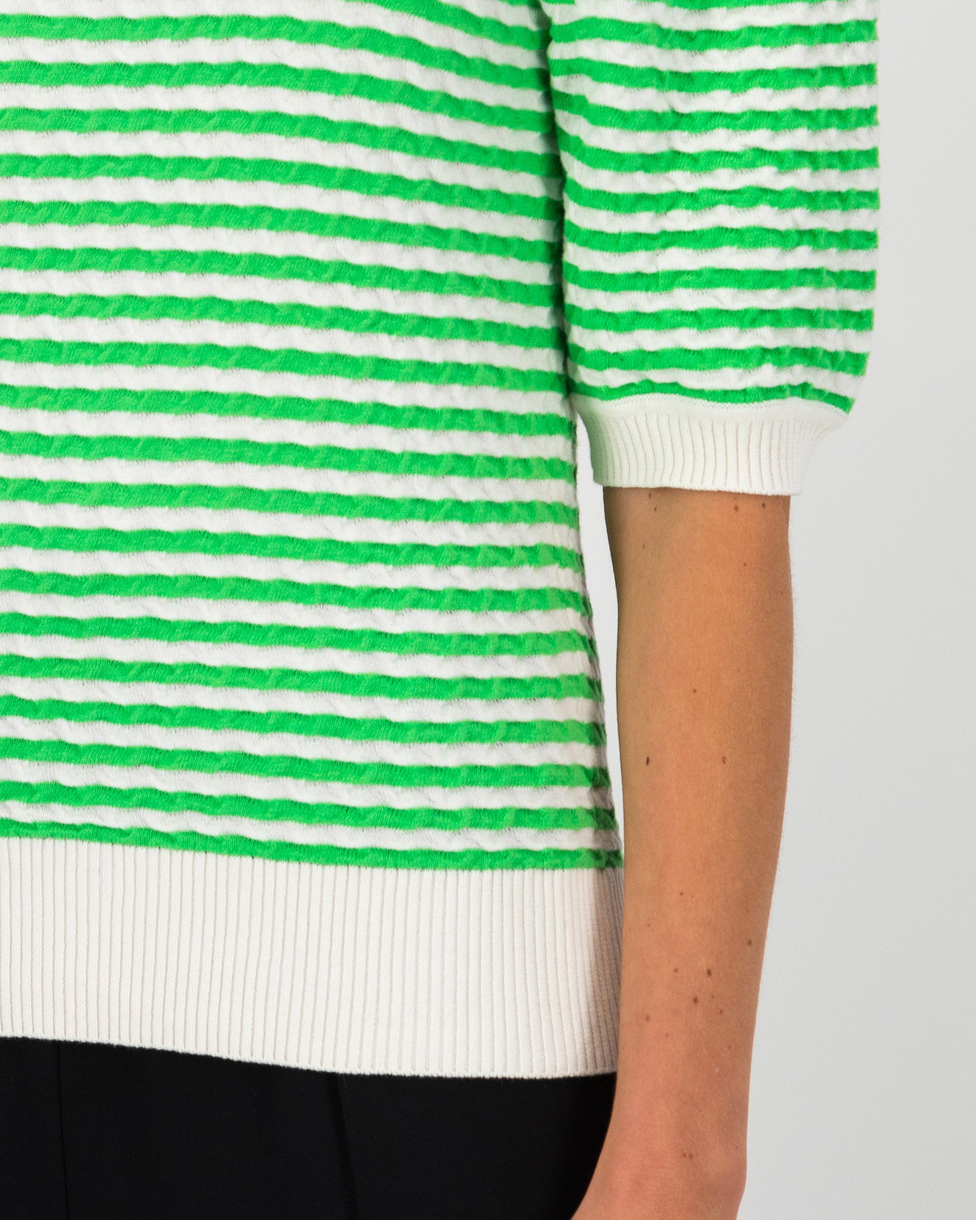 Simone Short Sleeve Jumper -  Summer Green