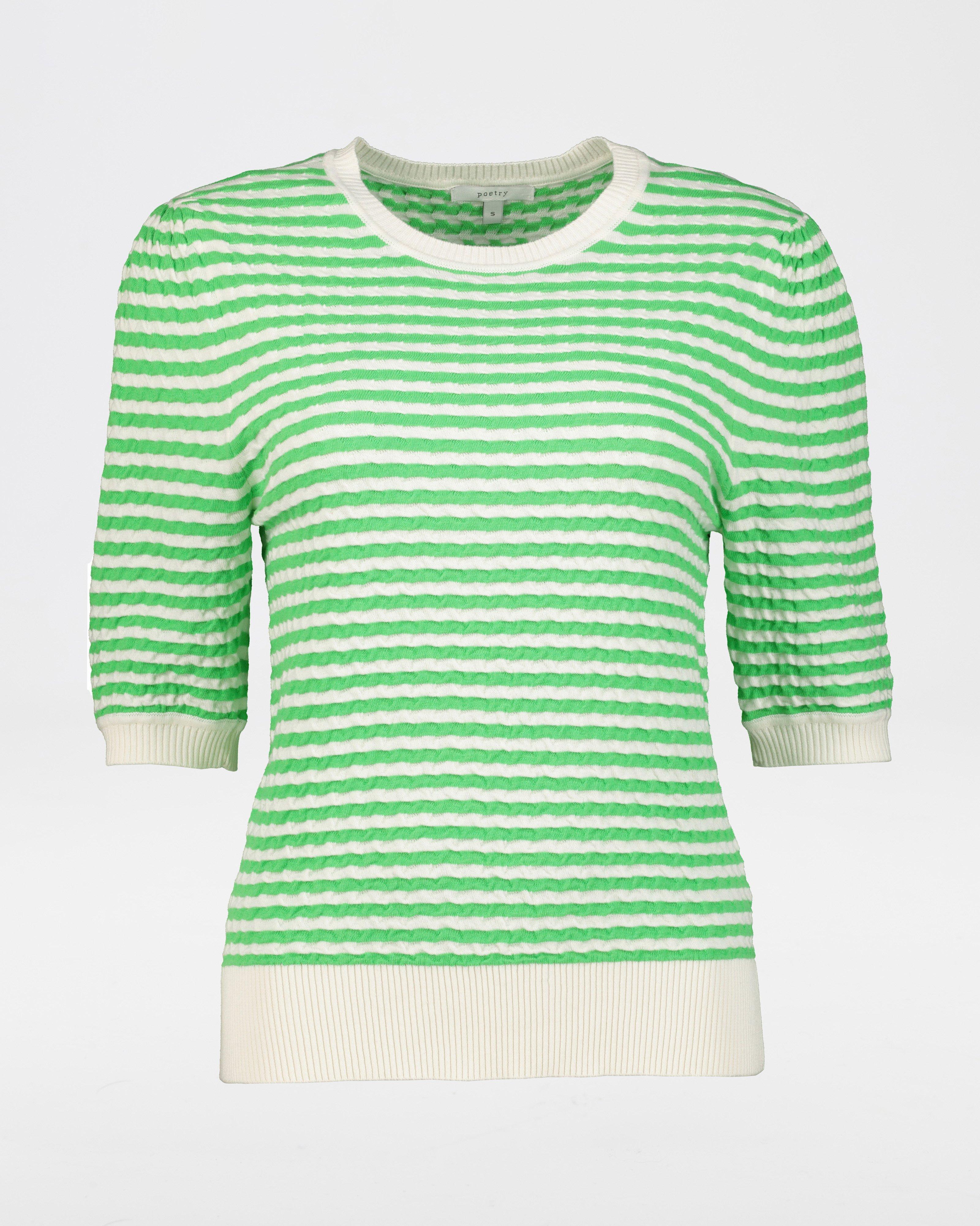 Simone Short Sleeve Jumper -  Summer Green