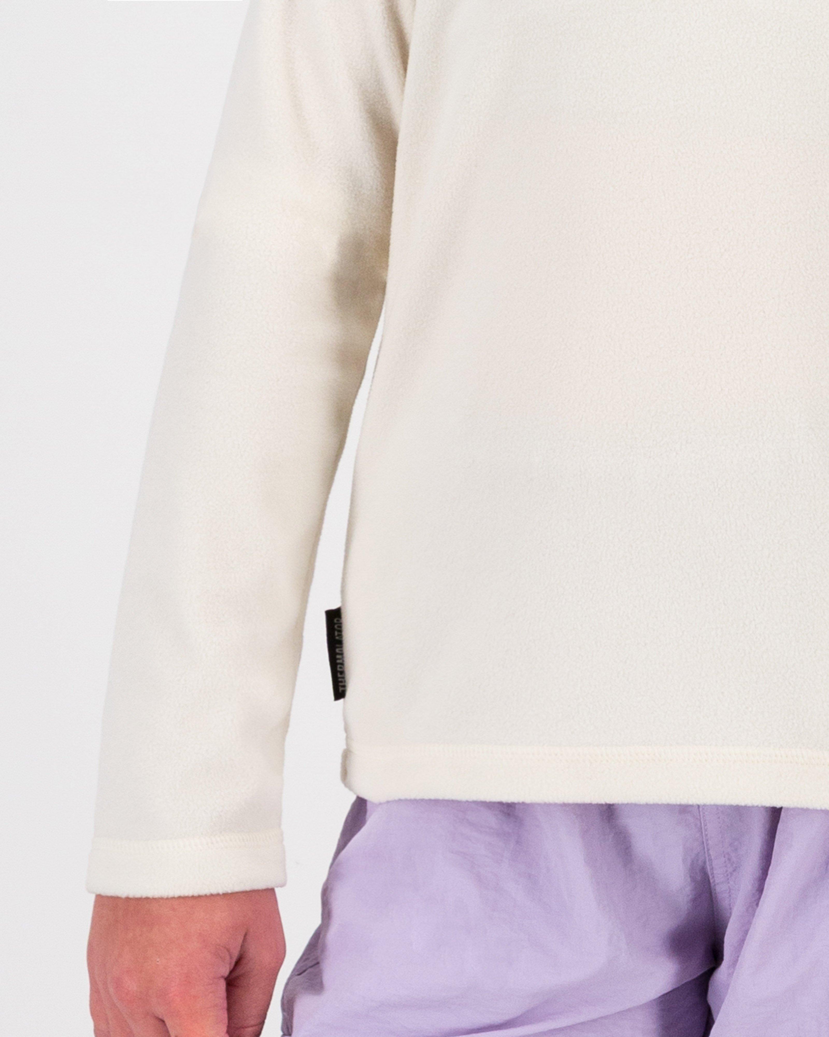 K-Way Youth ECO Hawk Crewneck Fleece Top -  Milk