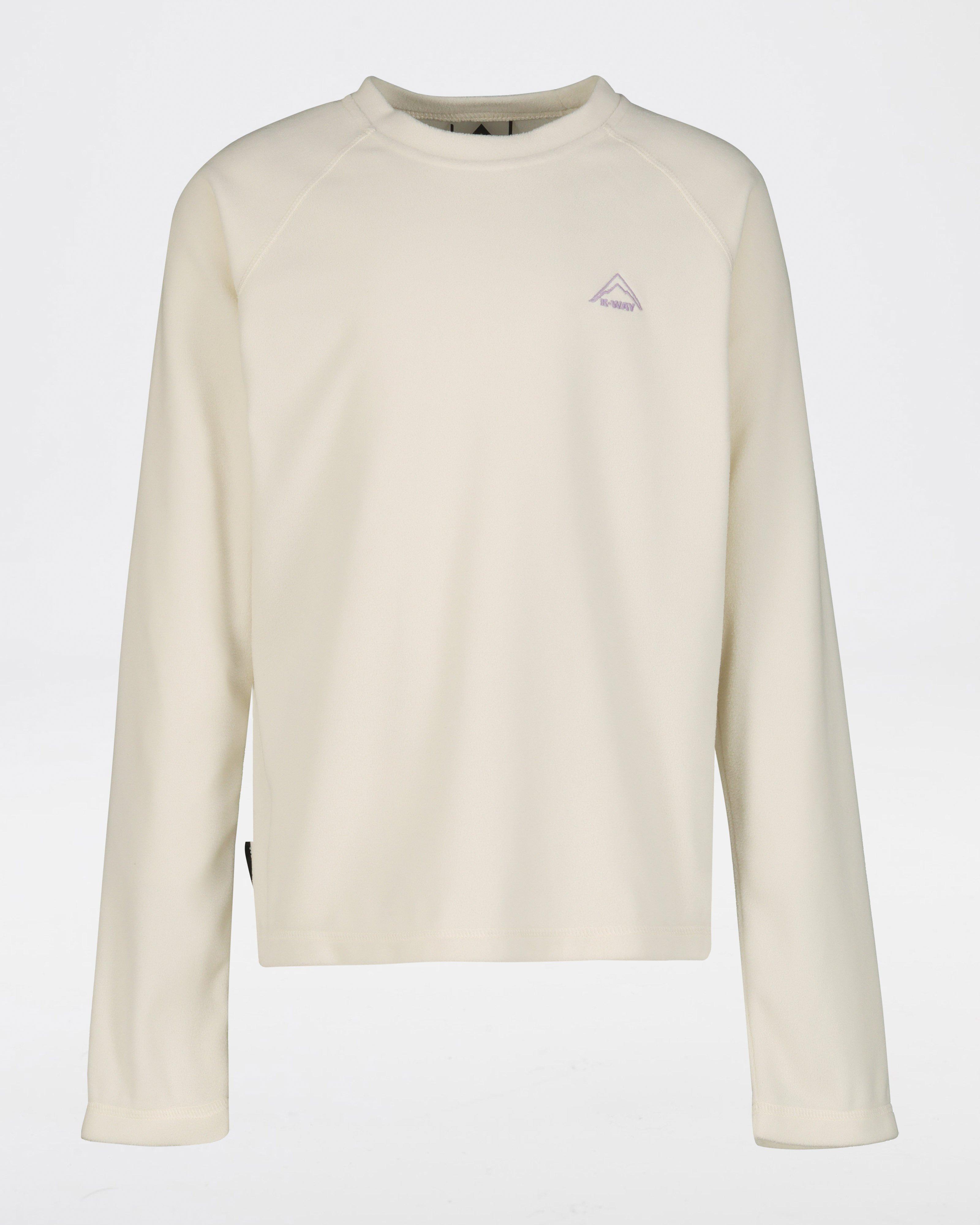 K-Way Youth ECO Hawk Crewneck Fleece Top -  Milk