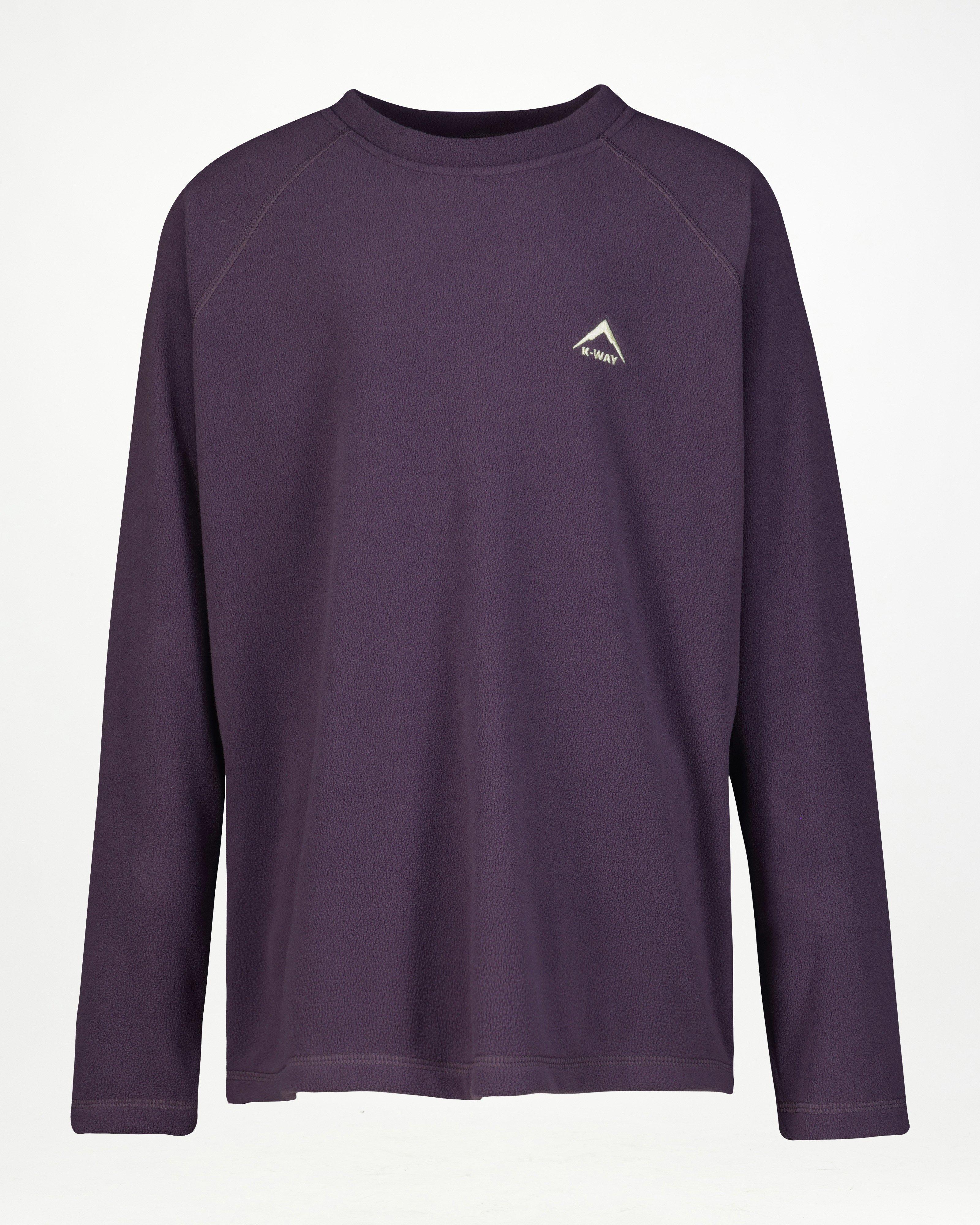 K-Way Youth ECO Hawk Crewneck Fleece Top -  Purple