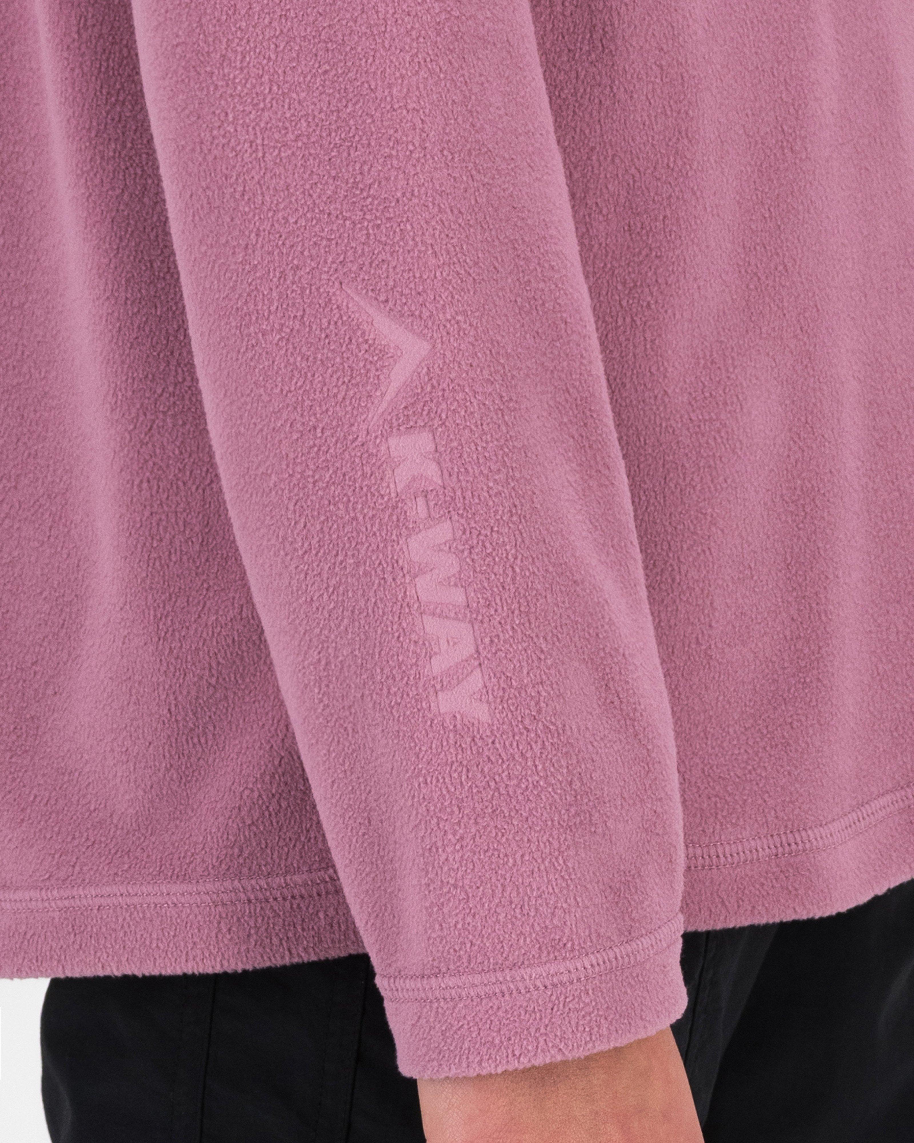 K-Way Youth ECO Hawk Crewneck Fleece Top -  Mauve