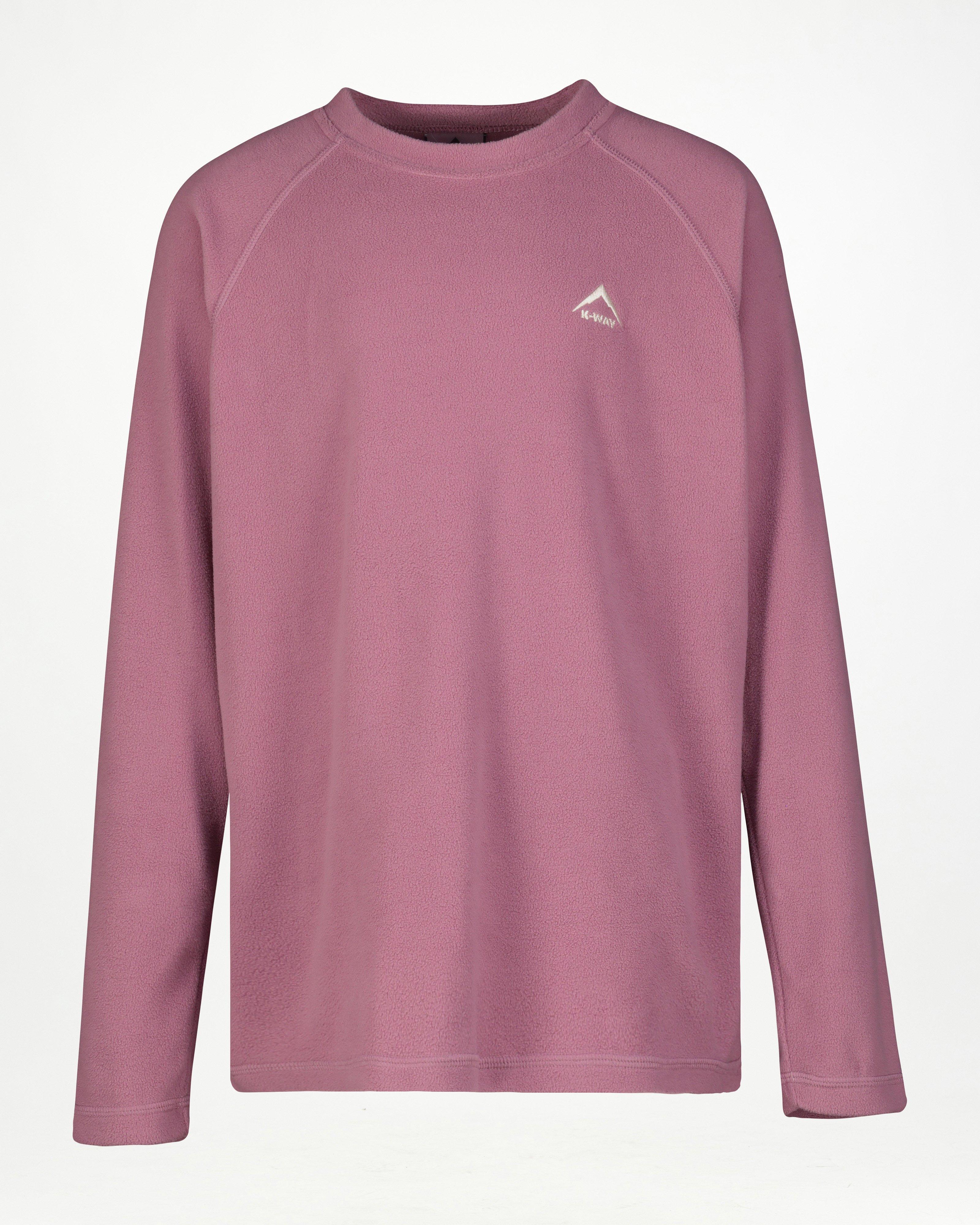 K-Way Youth ECO Hawk Crewneck Fleece Top -  Mauve