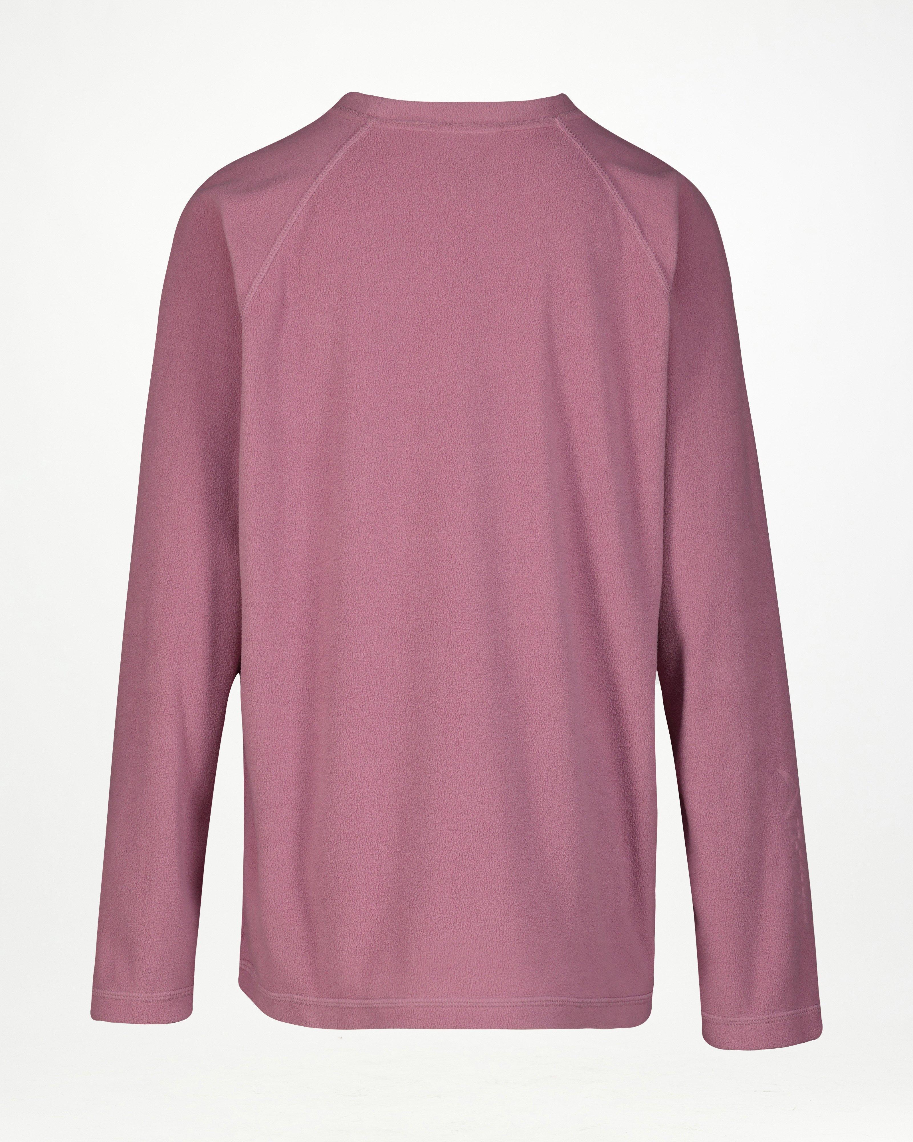 K-Way Youth ECO Hawk Crewneck Fleece Top -  Mauve