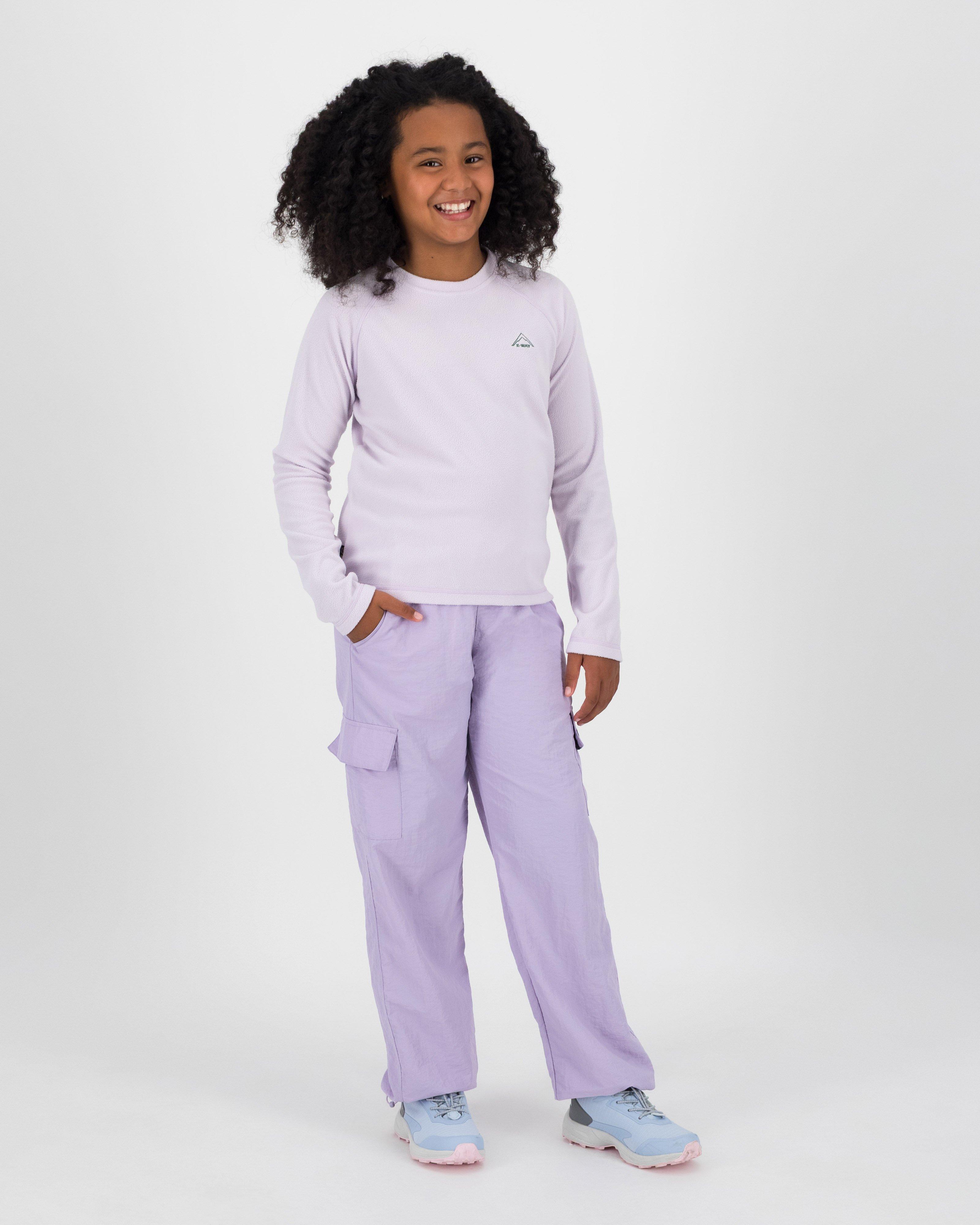 K-Way Youth ECO Hawk Crewneck Fleece Top -  Light Lilac