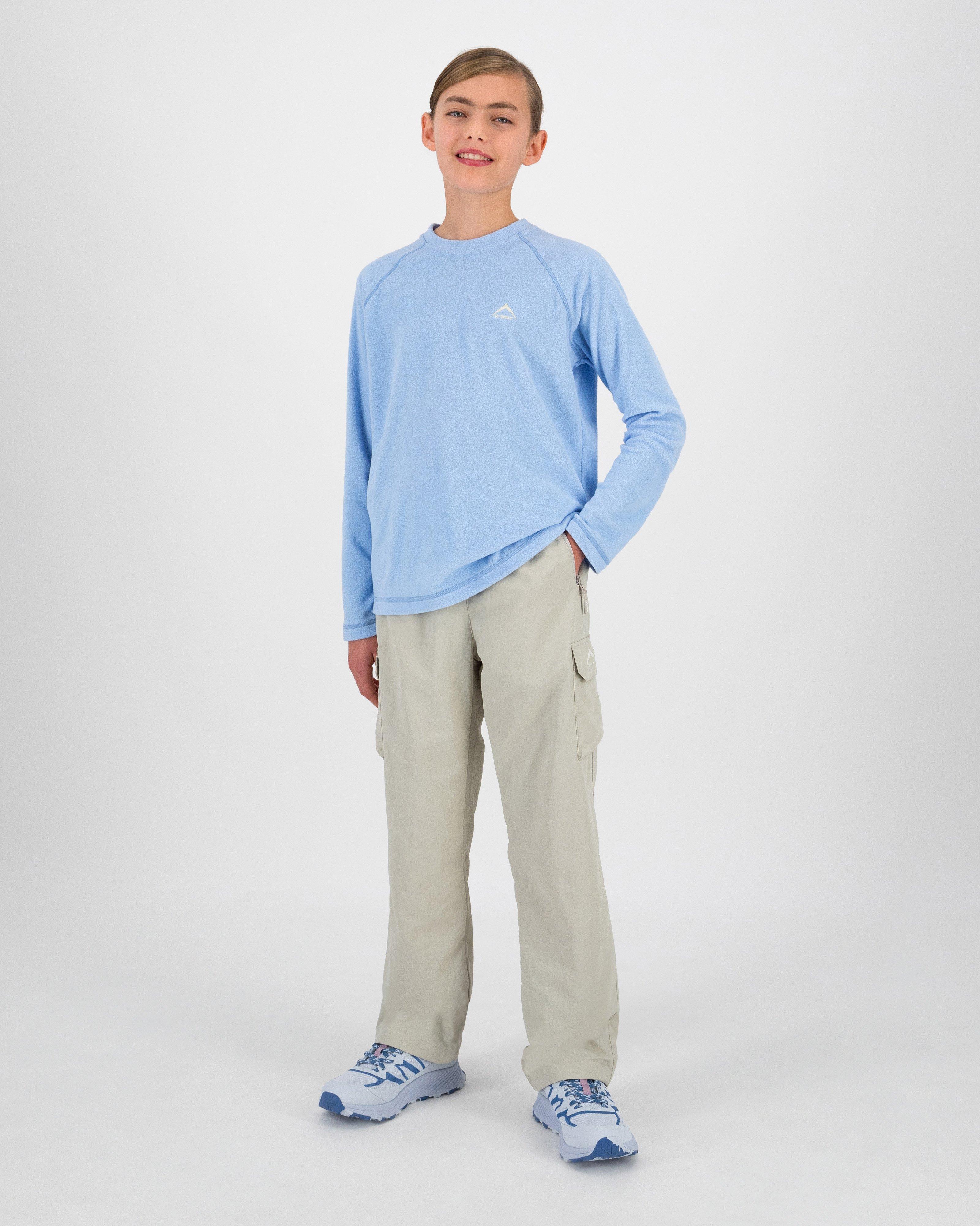 K-Way Youth ECO Hawk Crewneck Fleece Top -  Light Blue