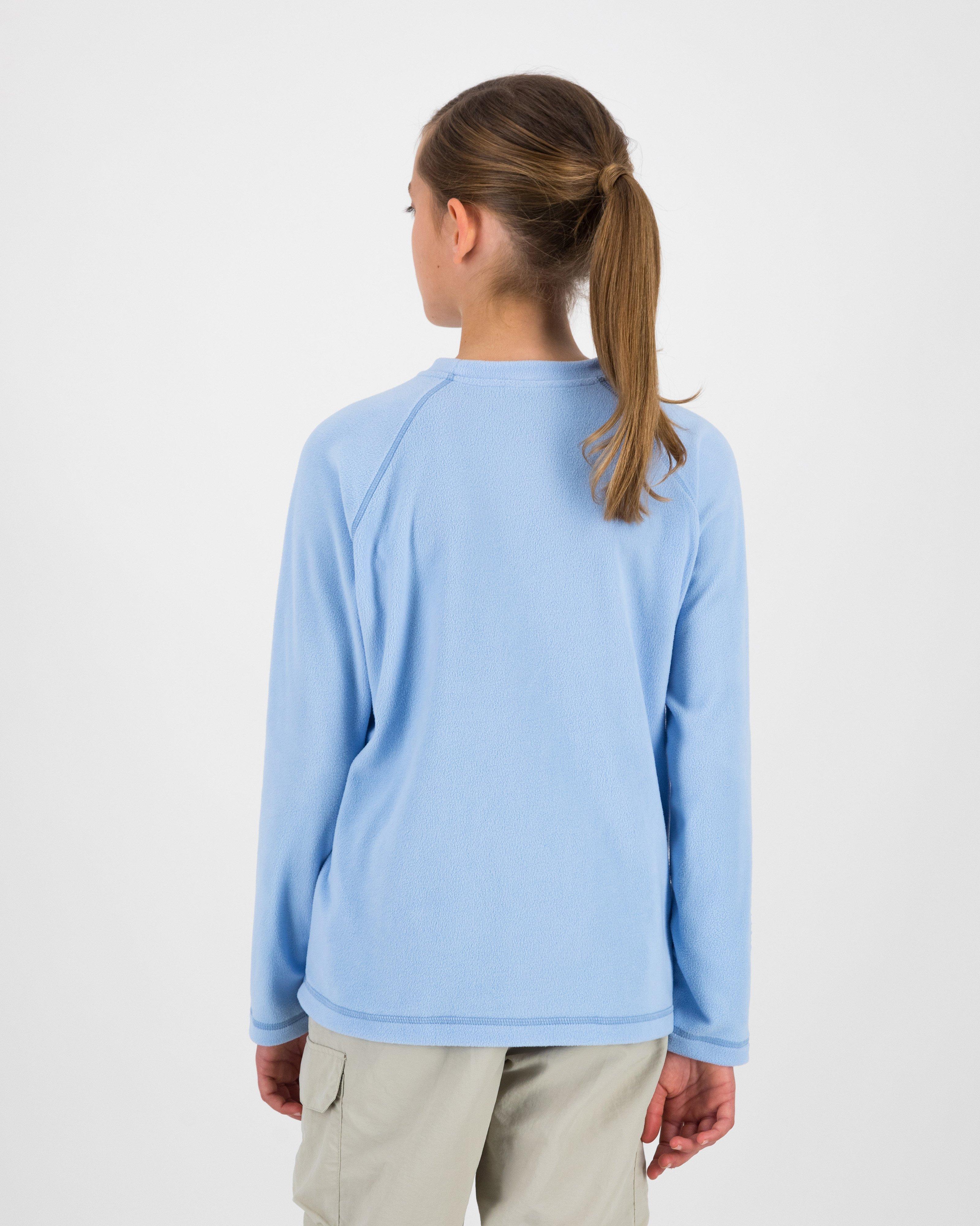 K-Way Youth ECO Hawk Crewneck Fleece Top -  Light Blue