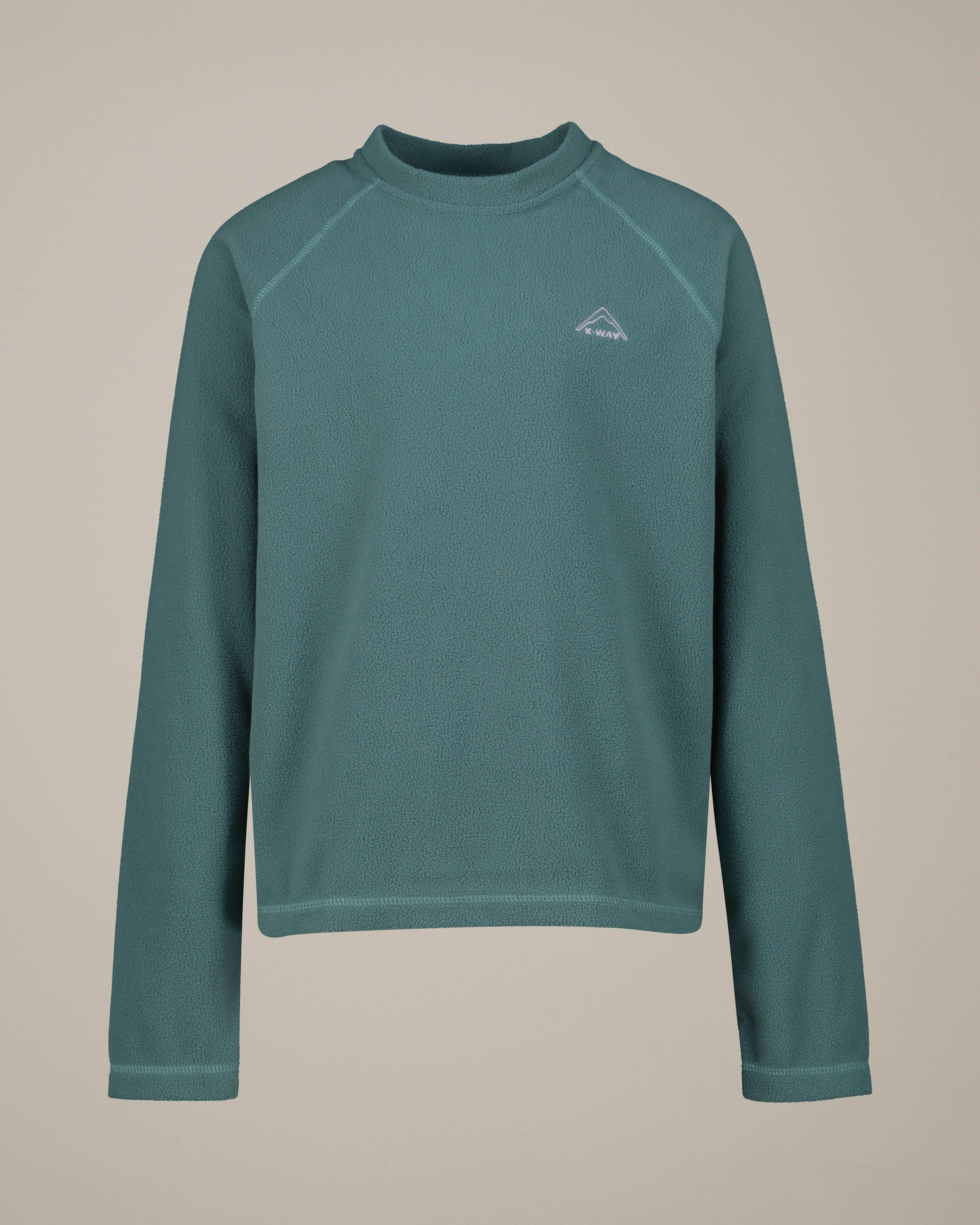 K-Way Youth ECO Hawk Crewneck Fleece Top -  Sea Blue