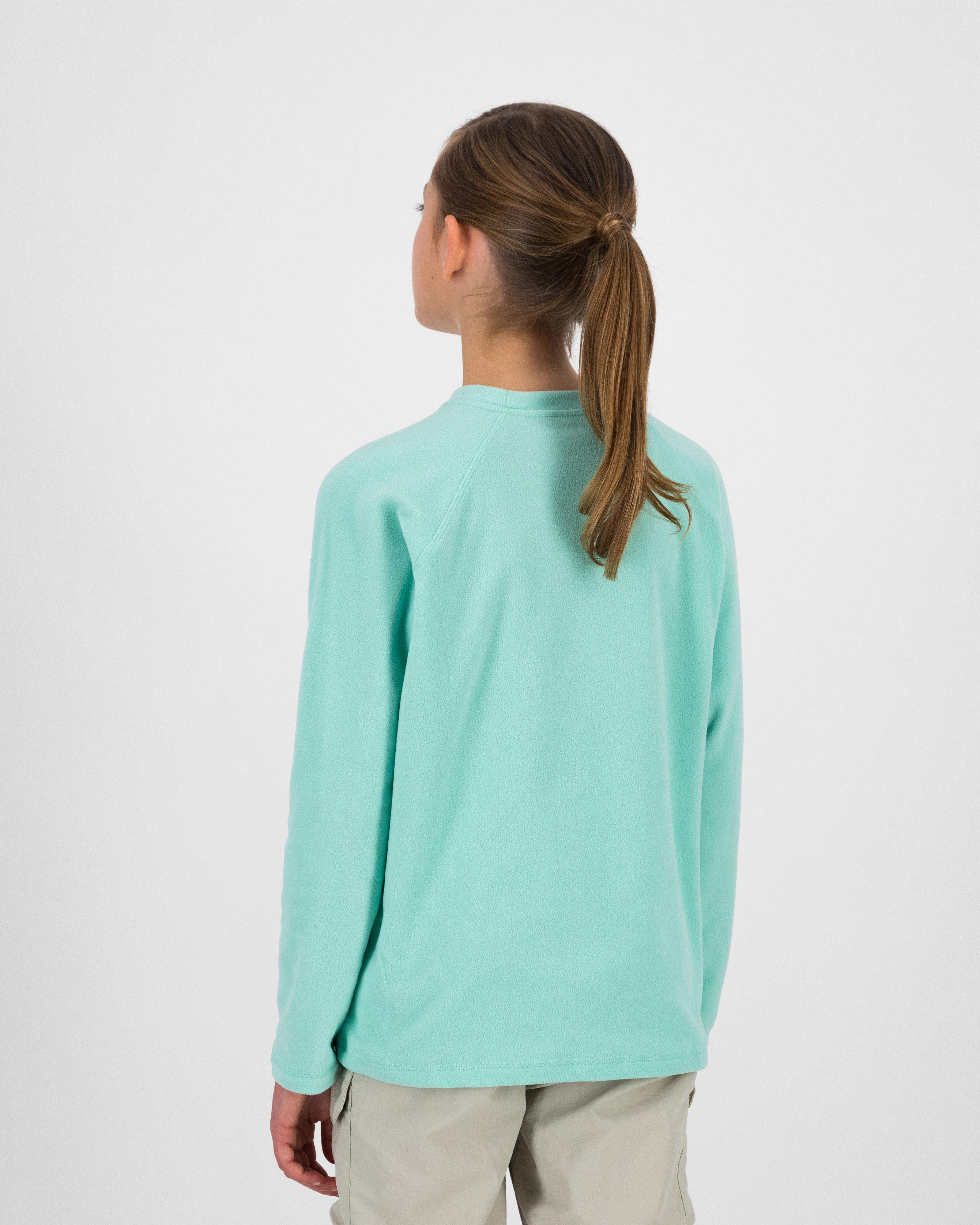 K-Way Youth ECO Hawk Crewneck Fleece Top -  Summer Green